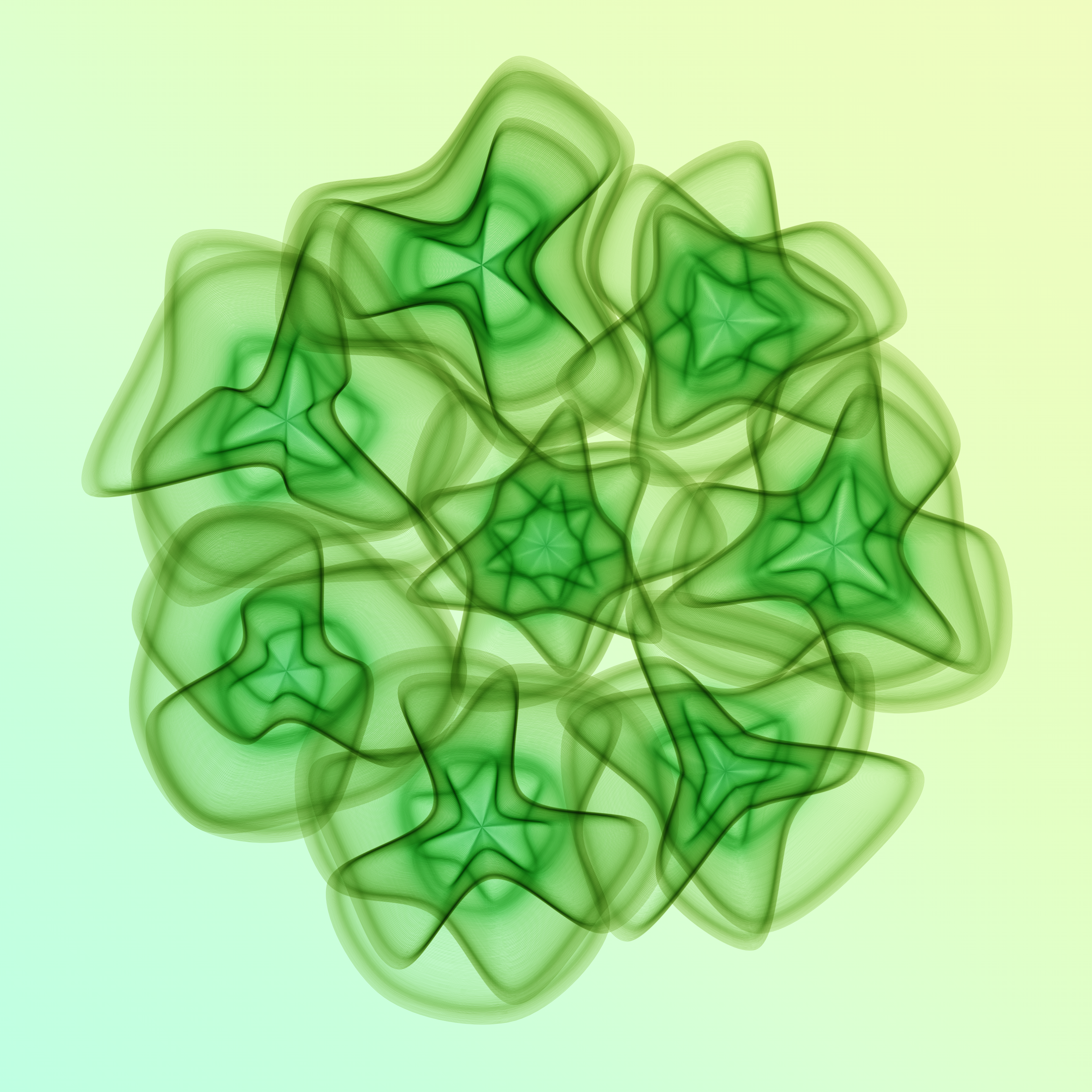 Art Blocks - Art Blocks v2 - Flowers #3543 - NFT # 116003543