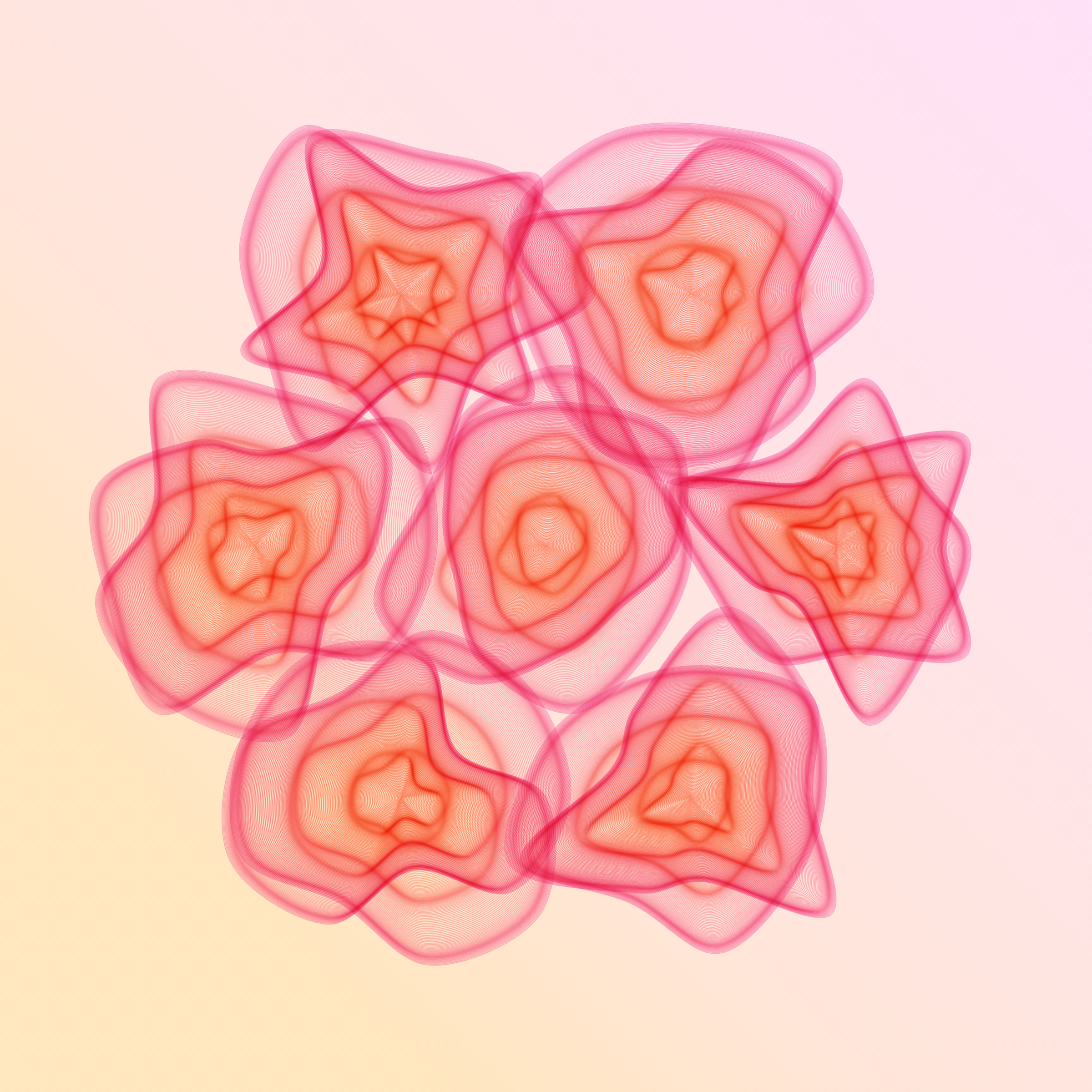 Art Blocks - Art Blocks v2 - Flowers #3568 - NFT # 116003568