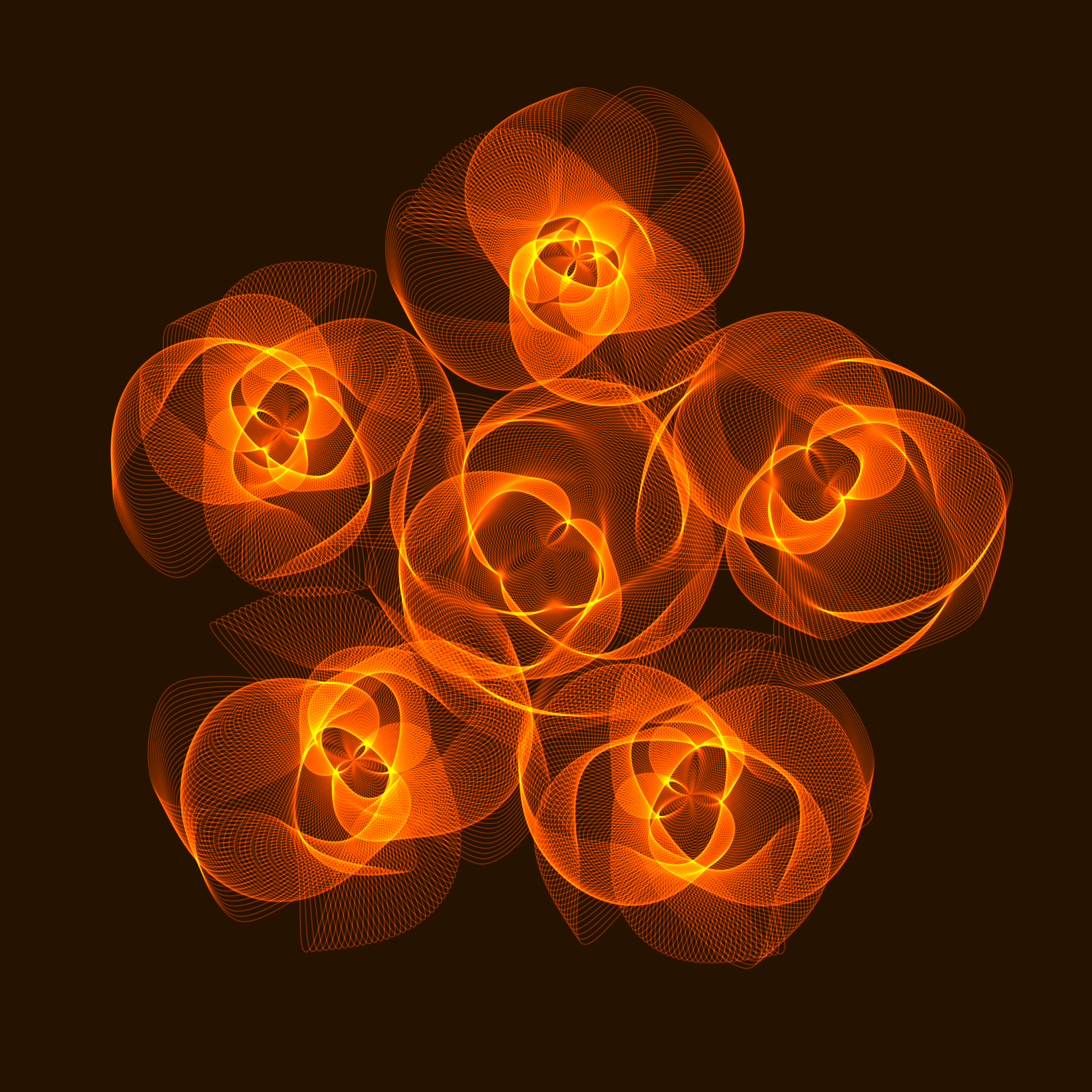 Art Blocks - Art Blocks v2 - Flowers #3578 - NFT # 116003578