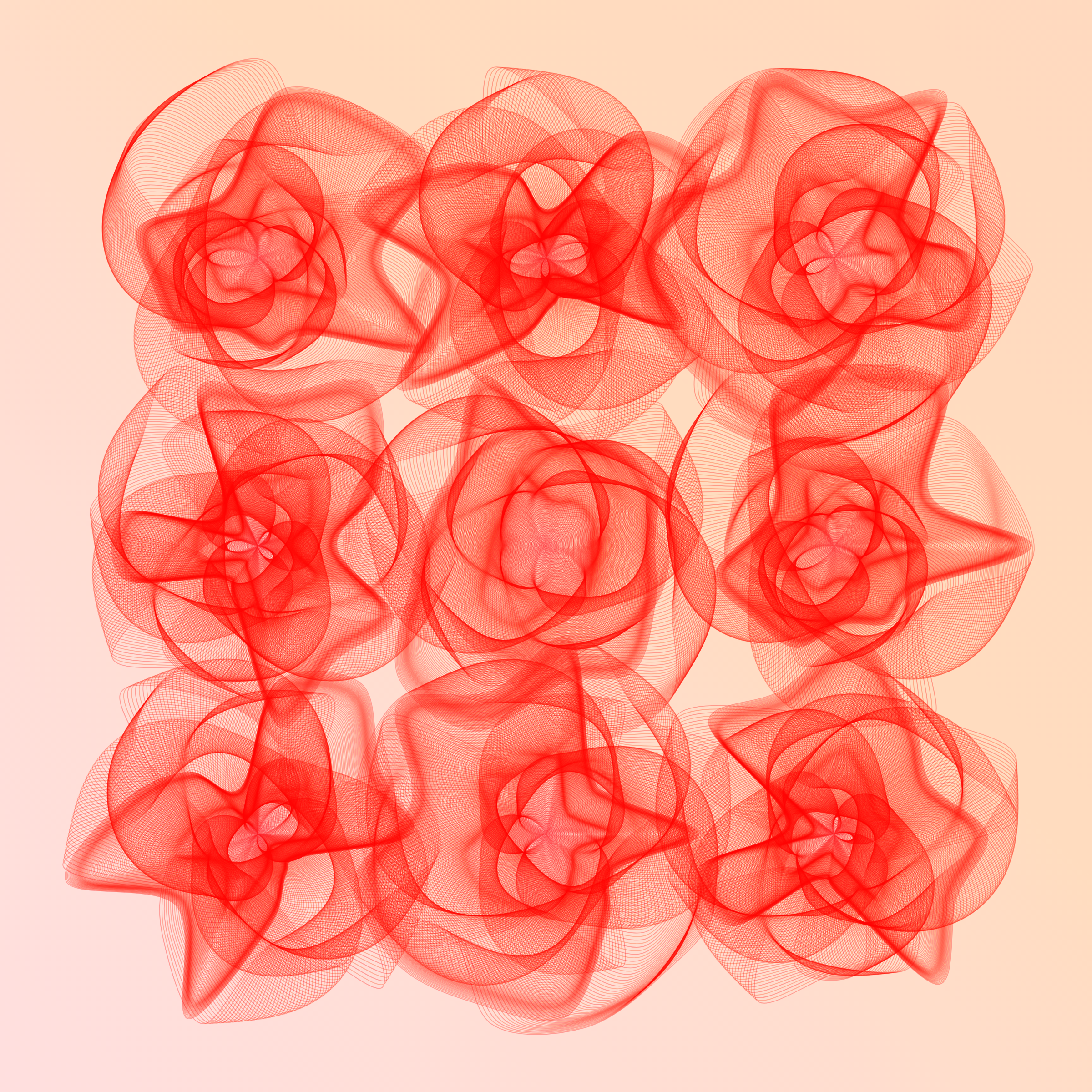 Art Blocks - Art Blocks v2 - Flowers #3584 - NFT # 116003584