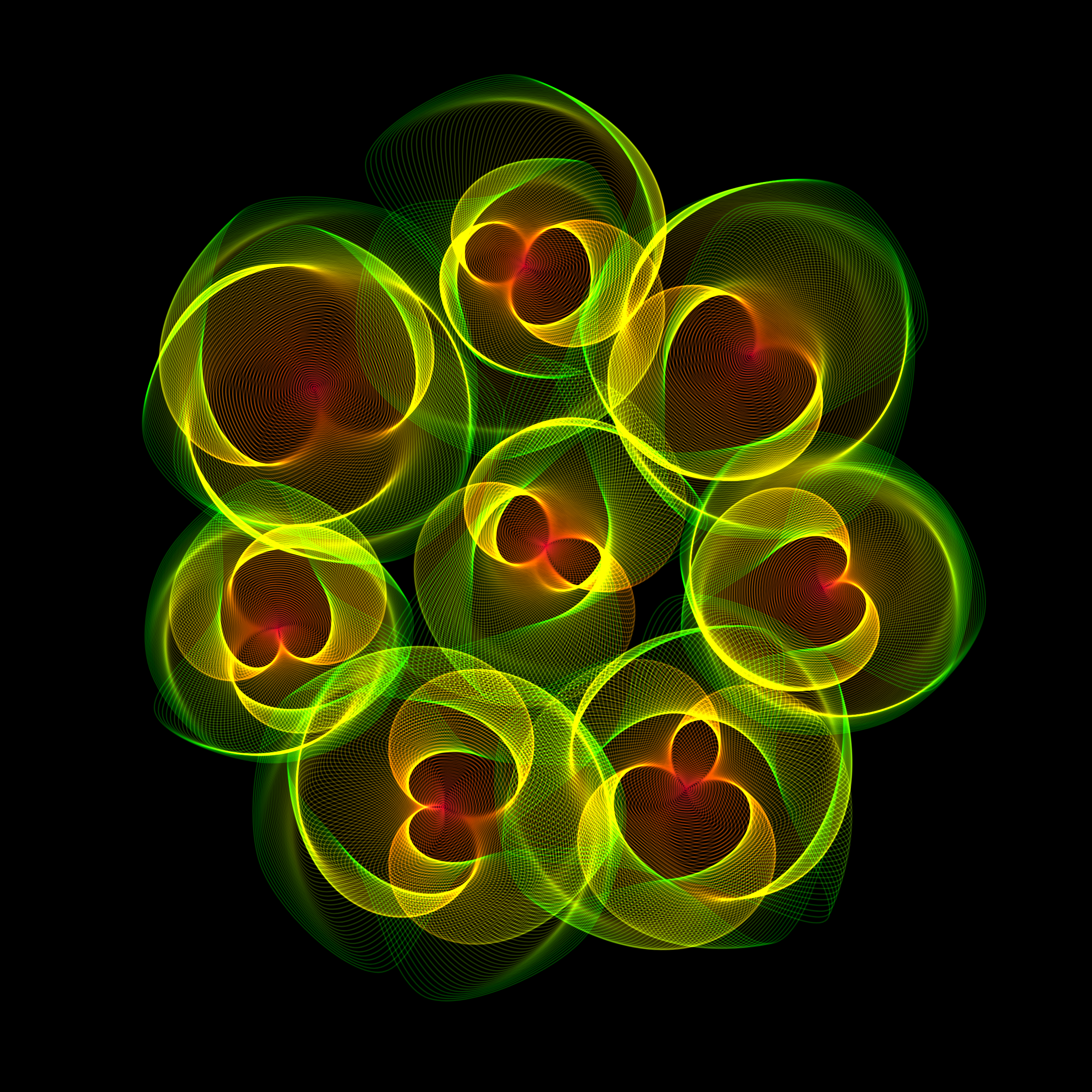 Art Blocks - Art Blocks v2 - Flowers #3591 - NFT # 116003591