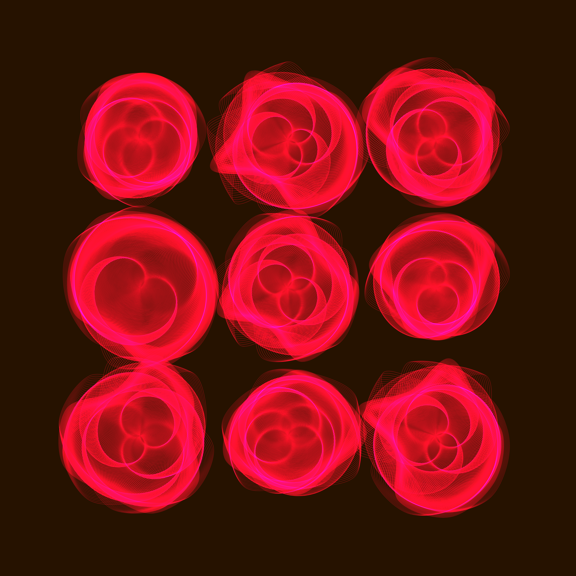 Art Blocks - Art Blocks v2 - Flowers #3594 - NFT # 116003594