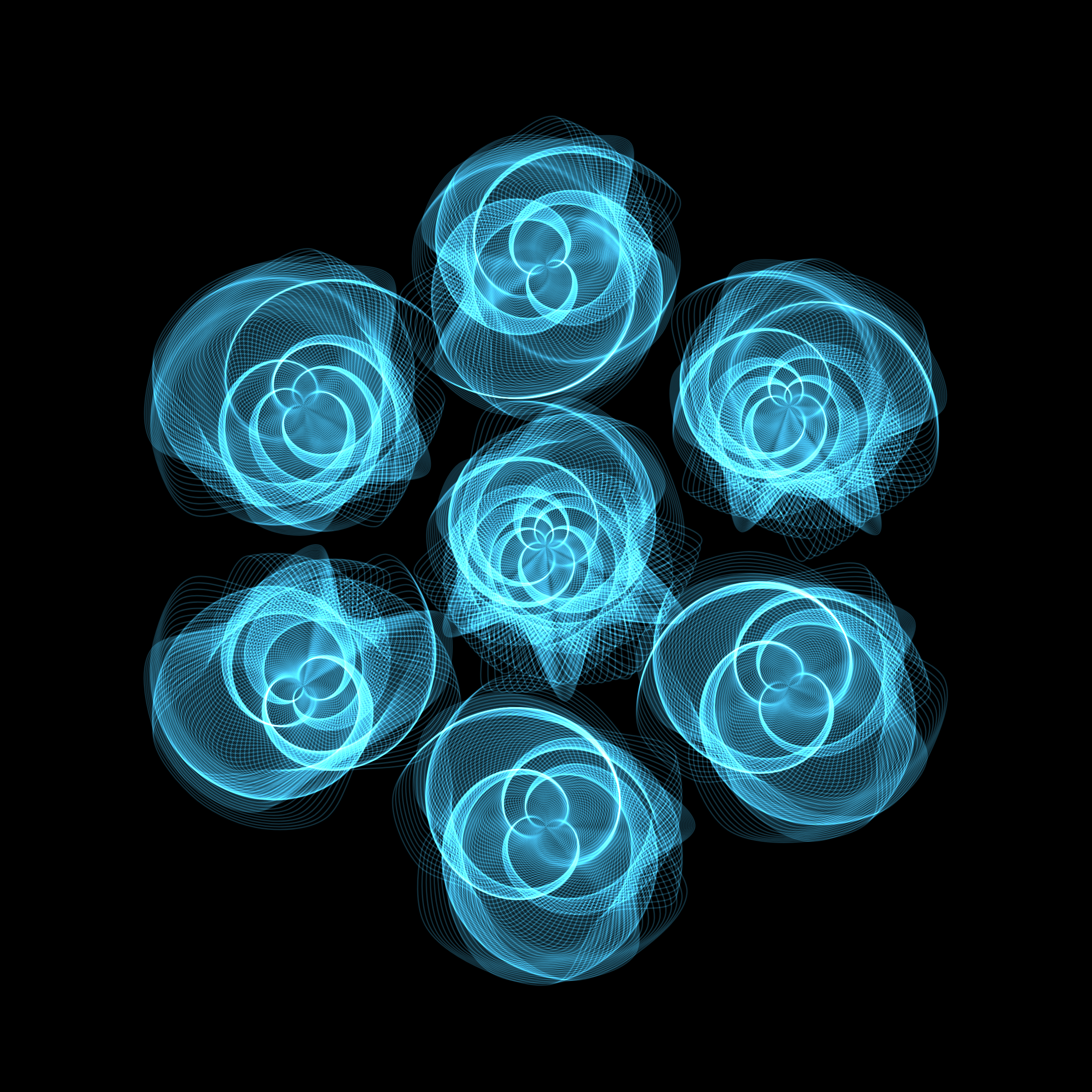 Art Blocks - Art Blocks v2 - Flowers #3601 - NFT # 116003601