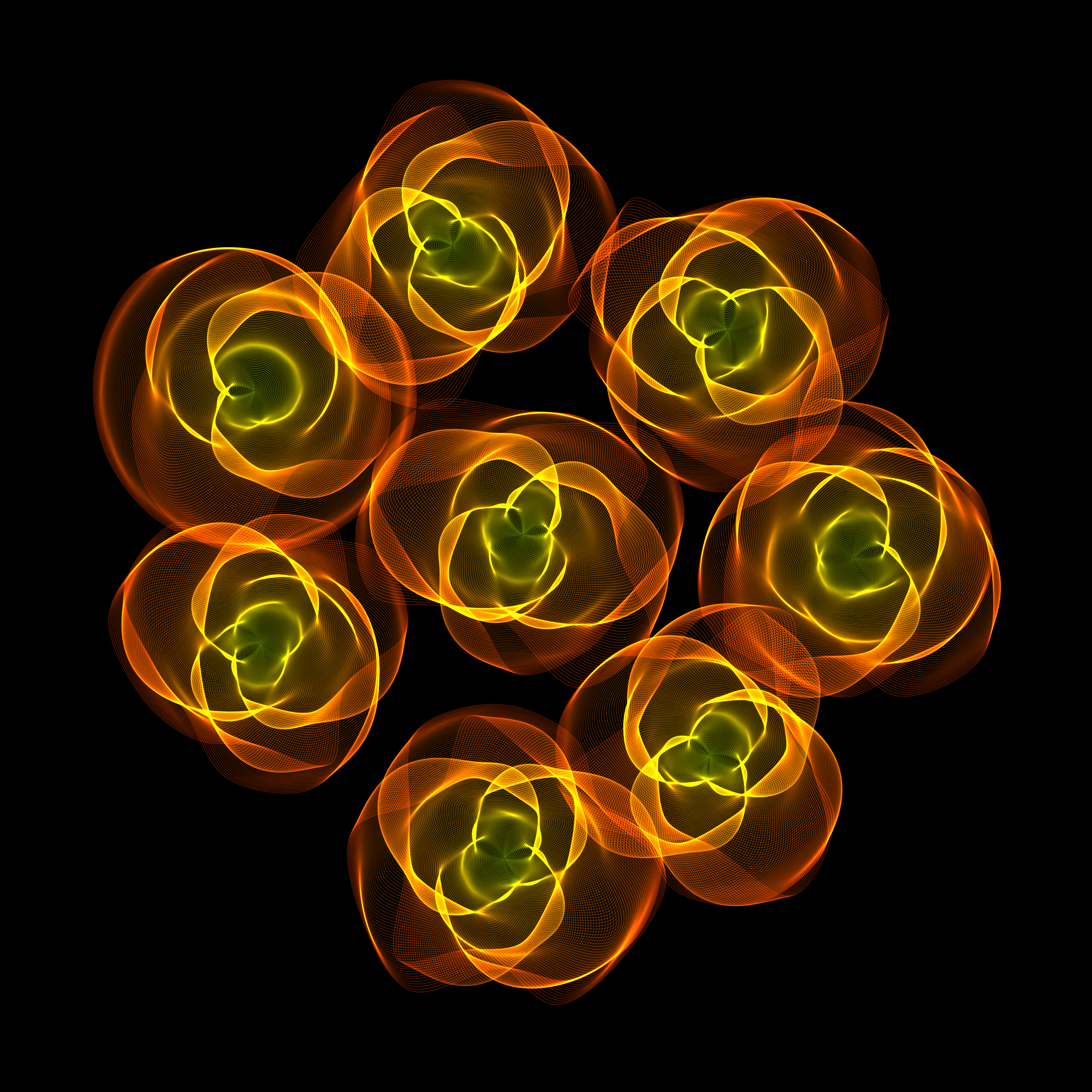 Art Blocks - Art Blocks v2 - Flowers #3608 - NFT # 116003608