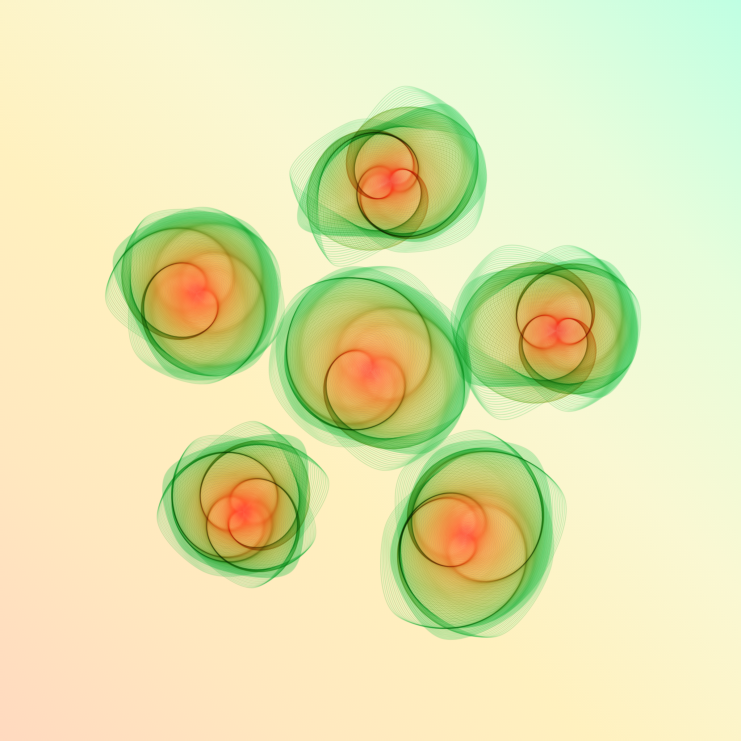 Art Blocks - Art Blocks v2 - Flowers #3609 - NFT # 116003609