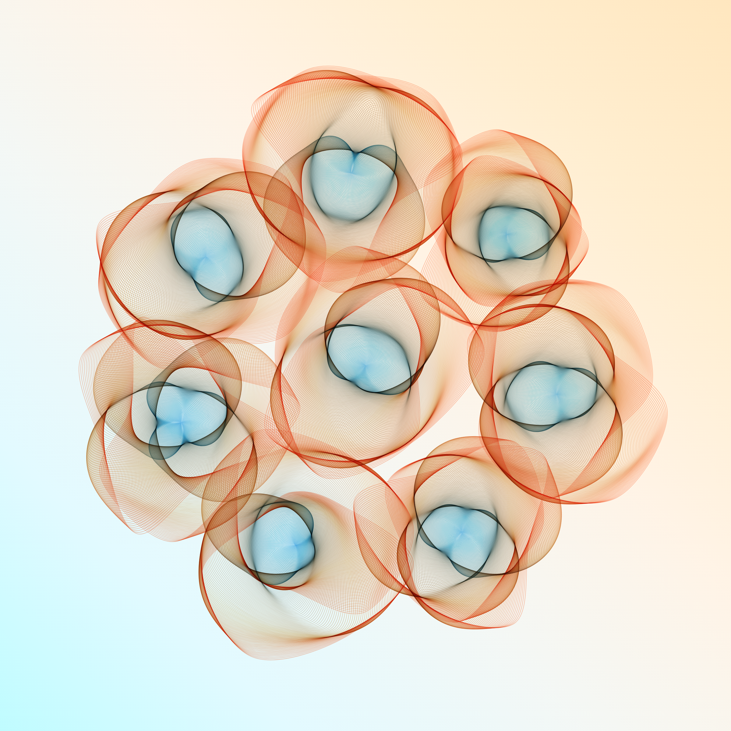 Art Blocks - Art Blocks v2 - Flowers #3633 - NFT # 116003633