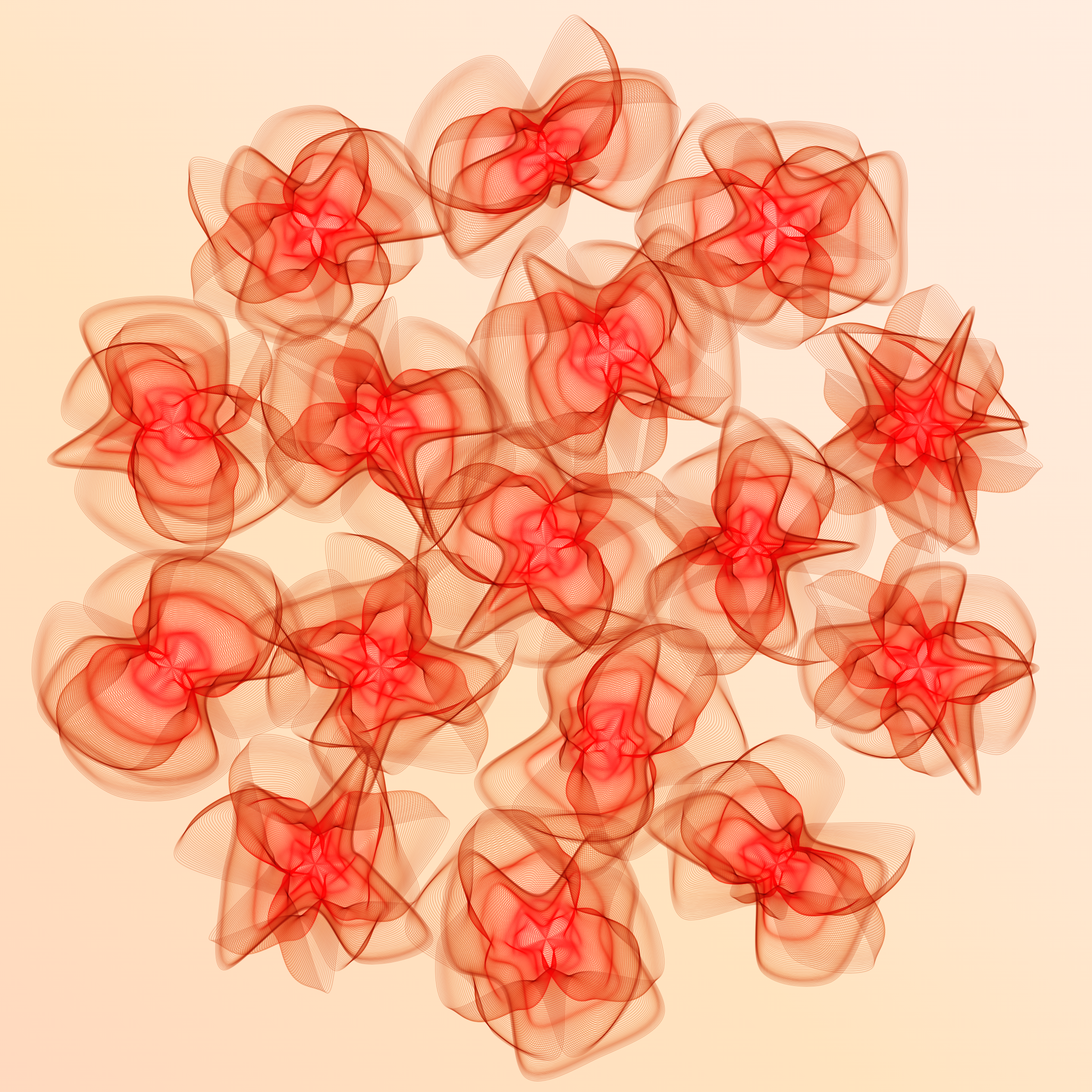 Art Blocks - Art Blocks v2 - Flowers #3636 - NFT # 116003636