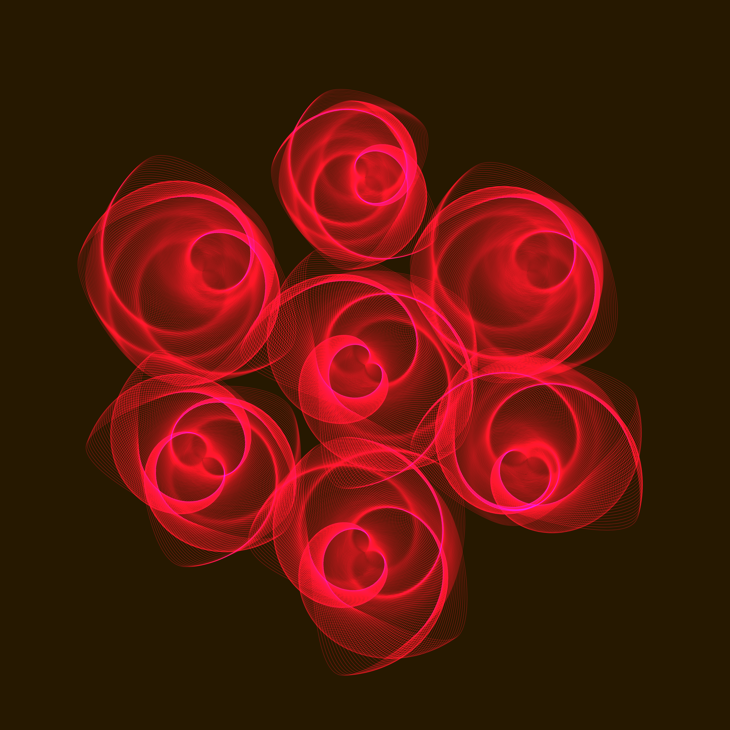 Art Blocks - Art Blocks v2 - Flowers #3638 - NFT # 116003638