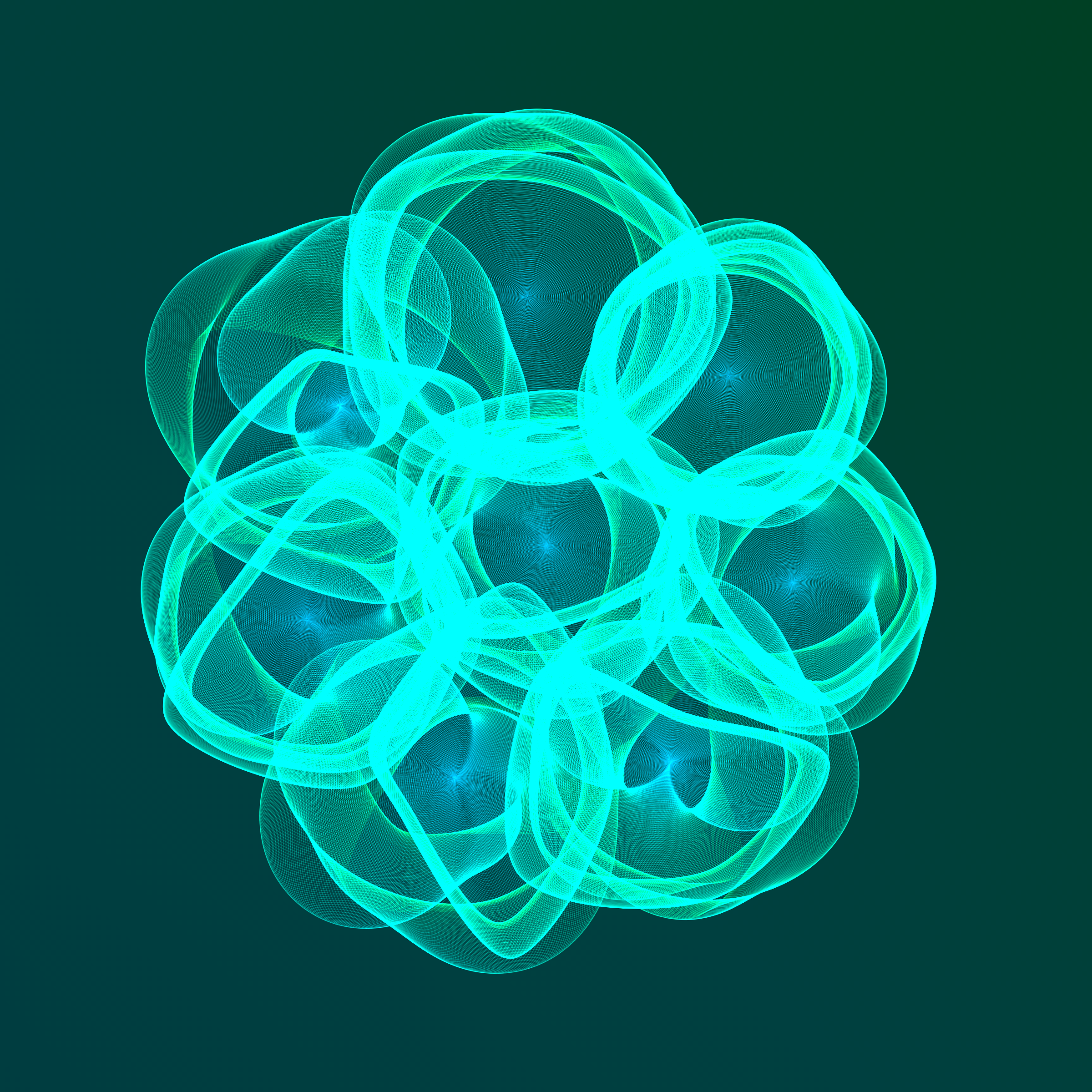 Art Blocks - Art Blocks v2 - Flowers #3645 - NFT # 116003645