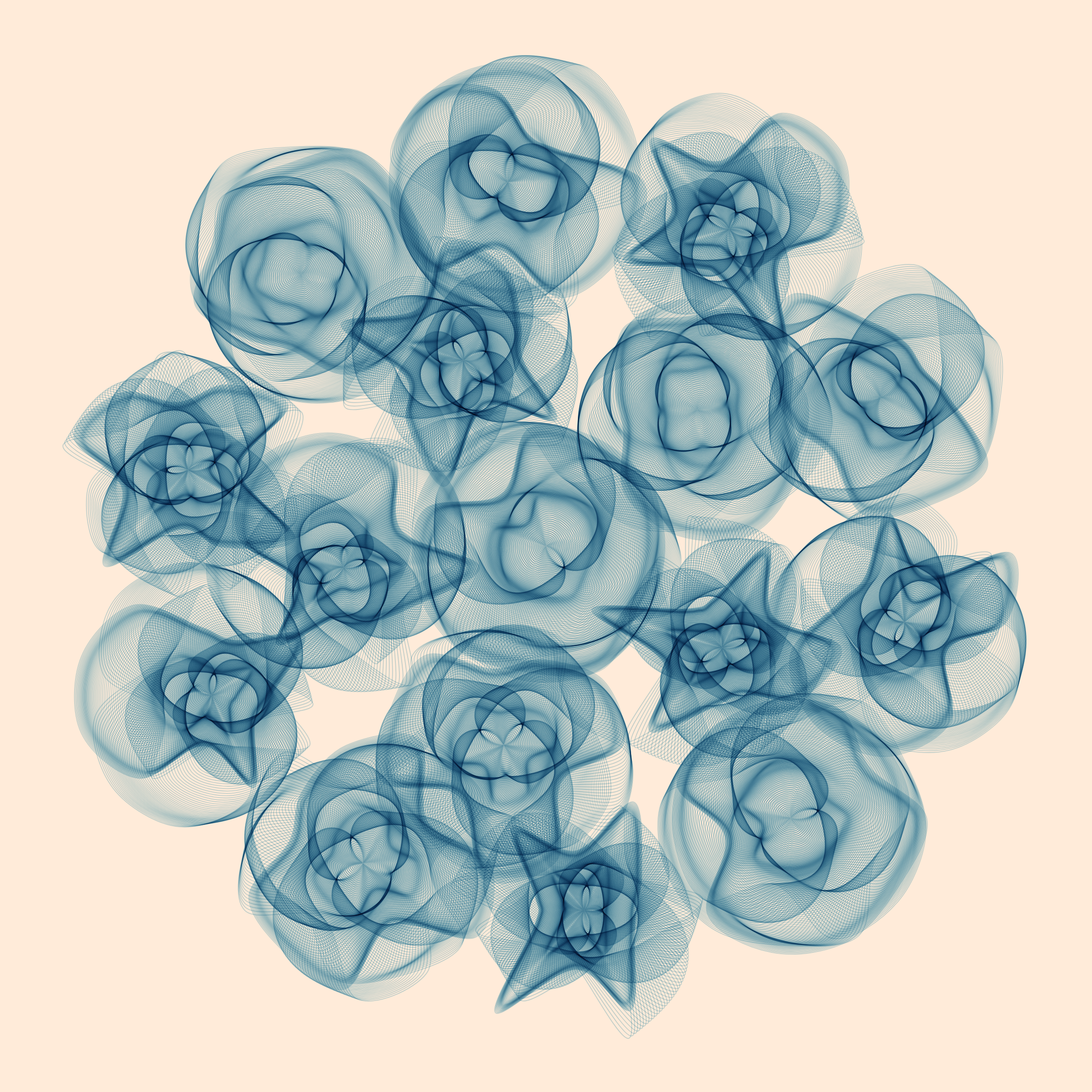 Art Blocks - Art Blocks v2 - Flowers #3651 - NFT # 116003651