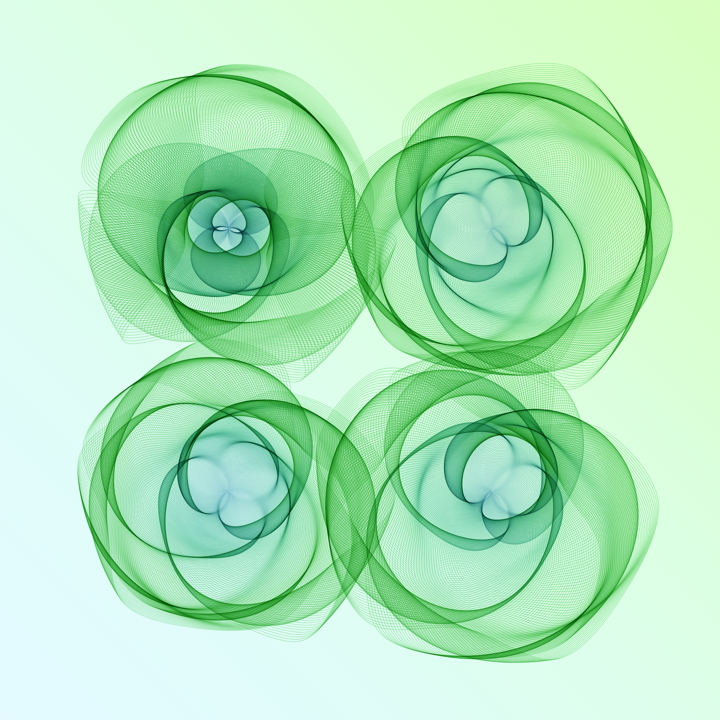 Art Blocks - Art Blocks v2 - Flowers #3654 - NFT # 116003654