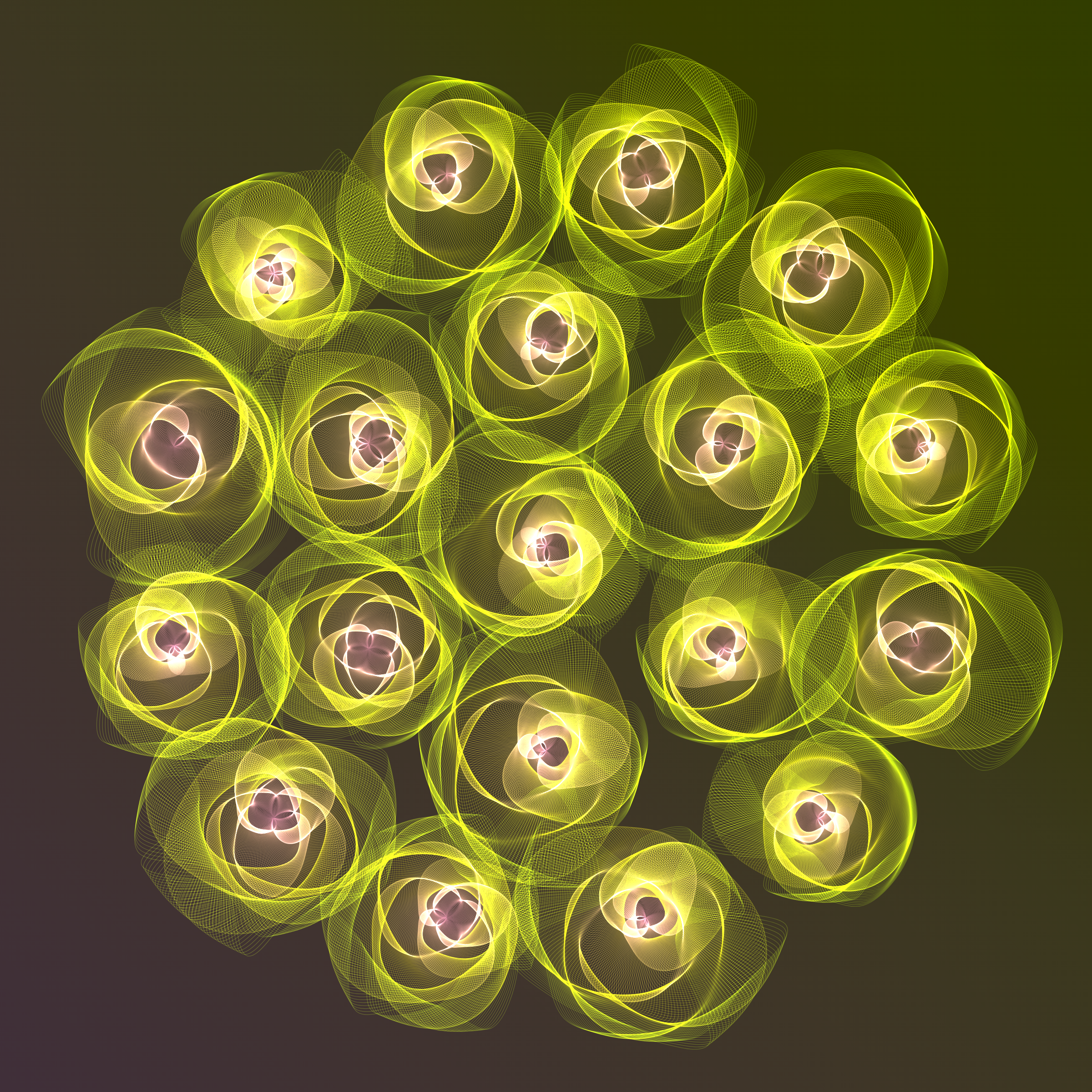 Art Blocks - Art Blocks v2 - Flowers #3660 - NFT # 116003660