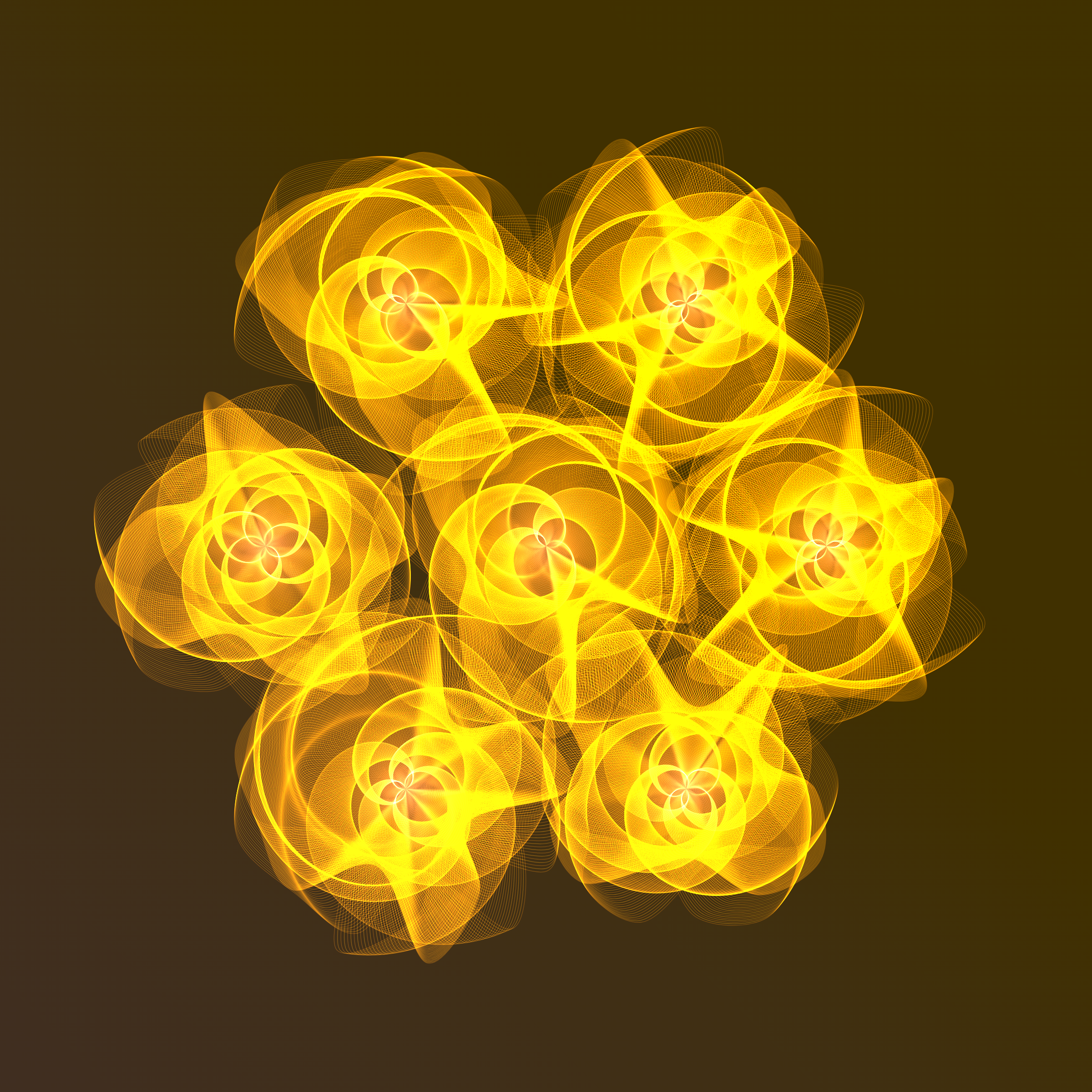 Art Blocks - Art Blocks v2 - Flowers #3664 - NFT # 116003664