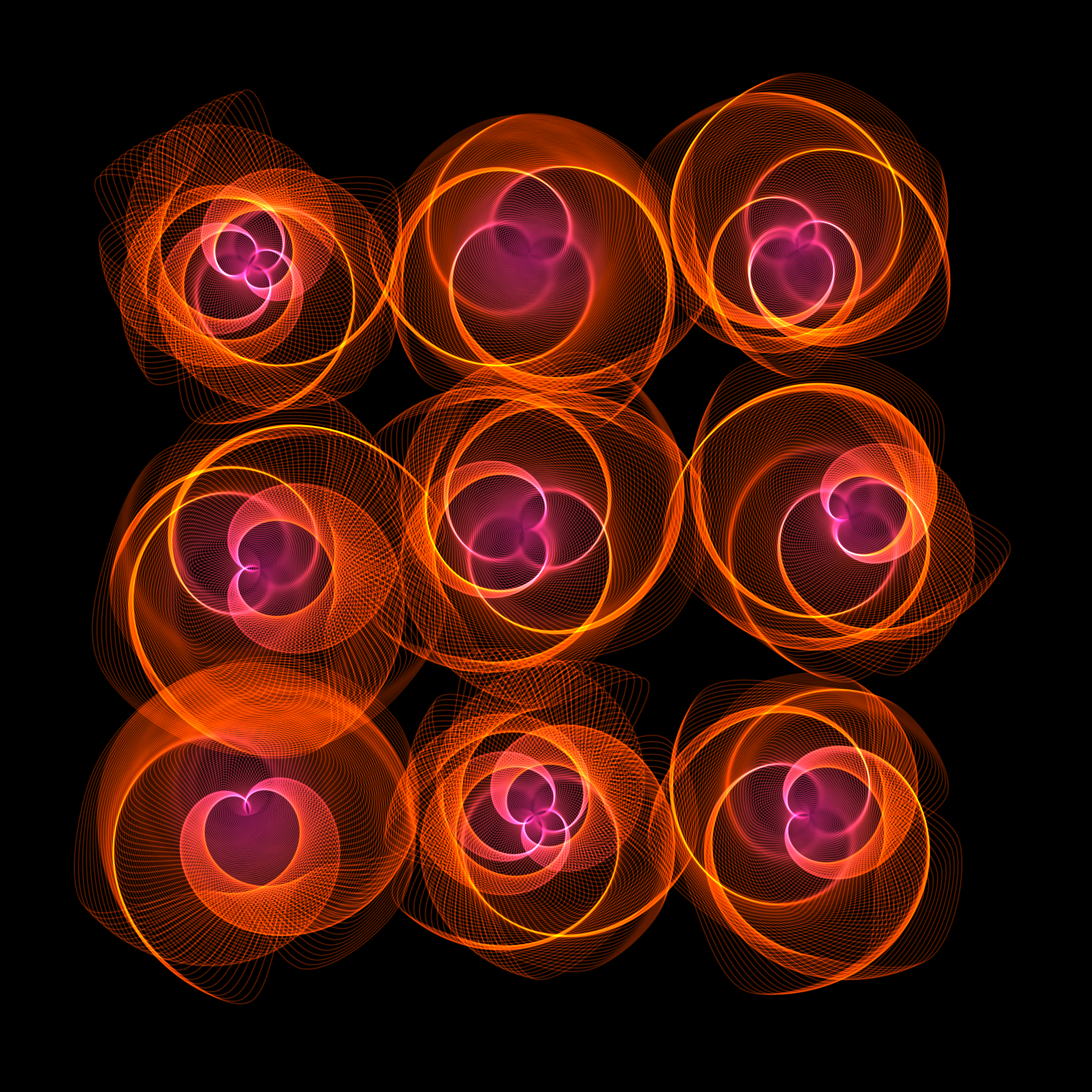 Art Blocks - Art Blocks v2 - Flowers #3665 - NFT # 116003665