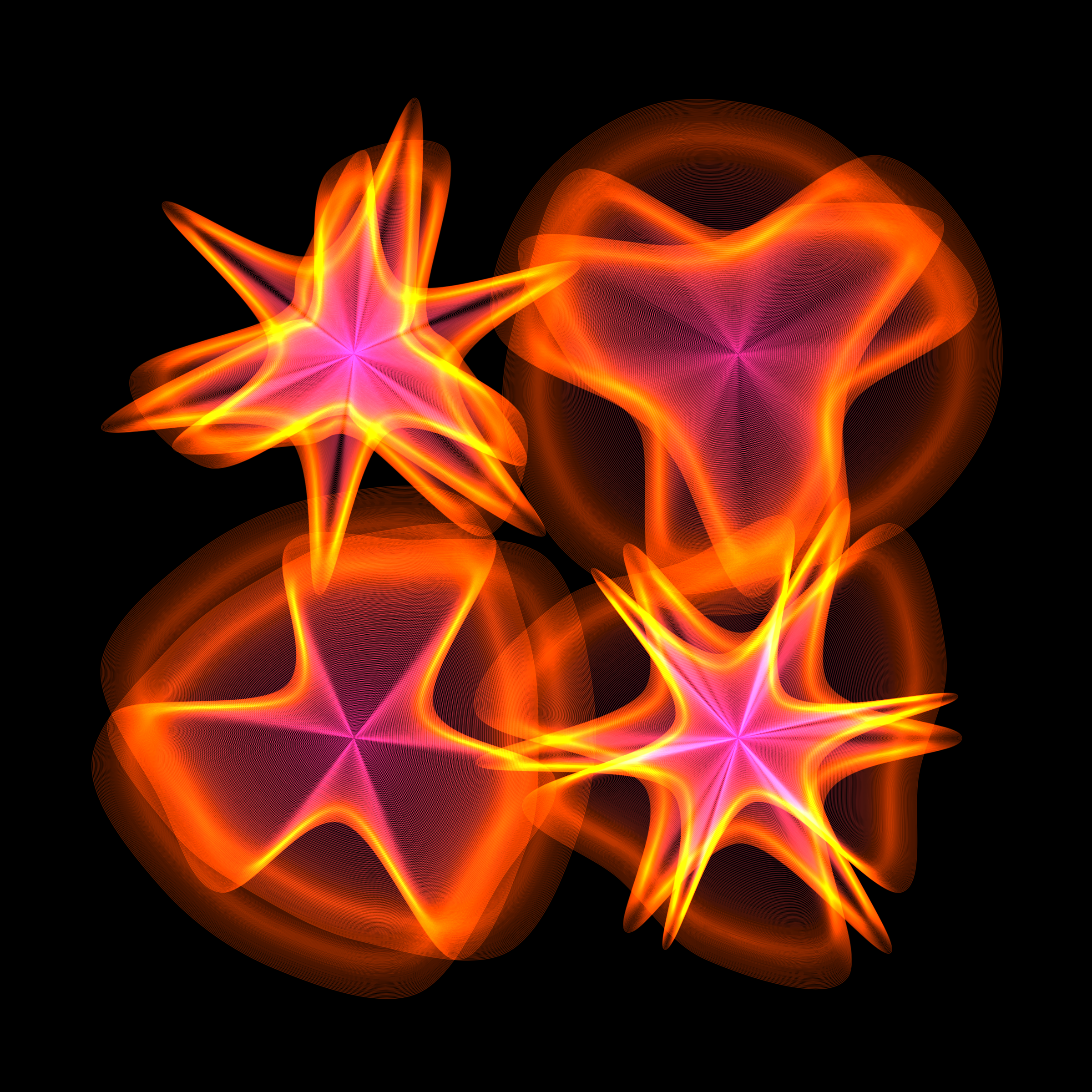 Art Blocks - Art Blocks v2 - Flowers #3676 - NFT # 116003676