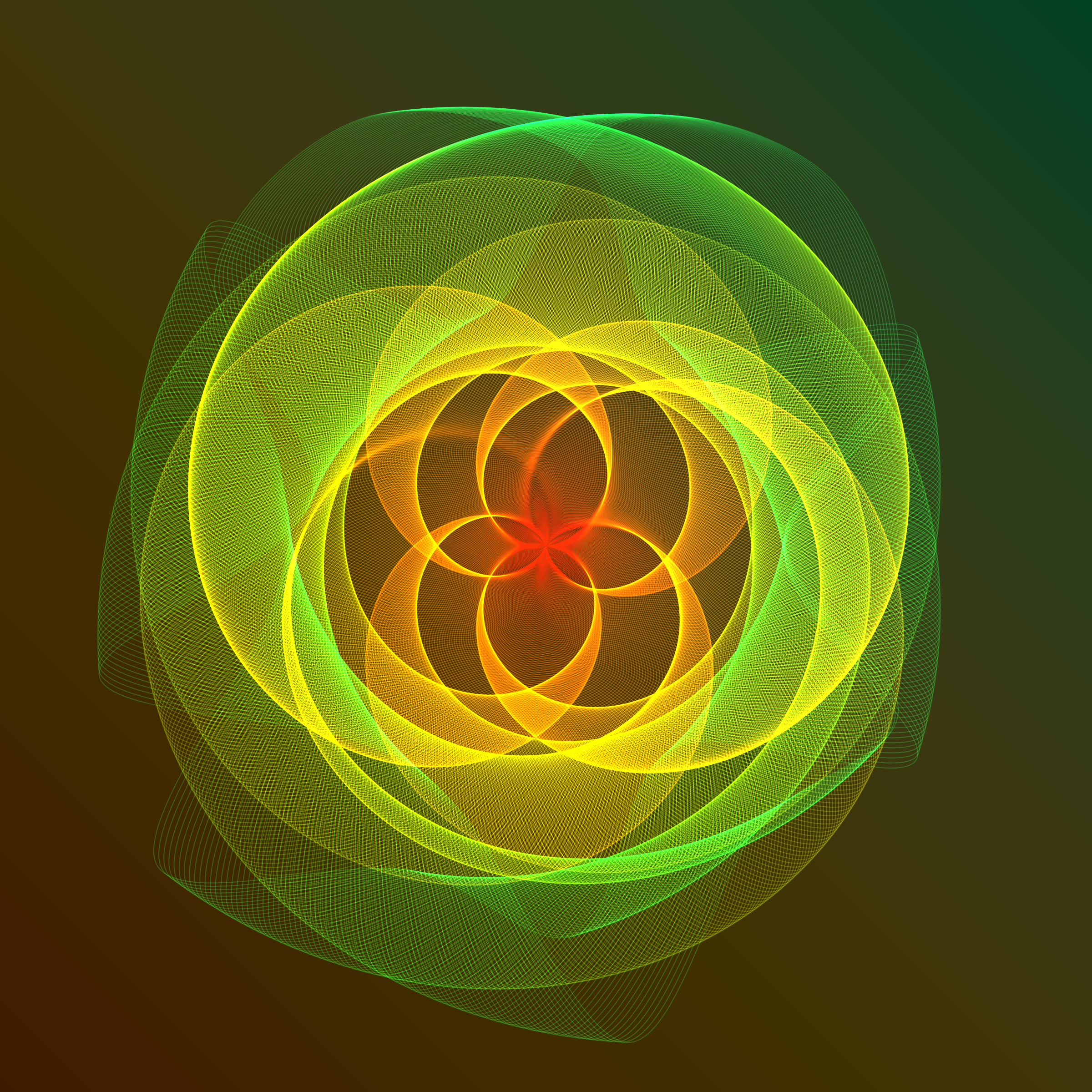 Art Blocks - Art Blocks v2 - Flowers #3681 - NFT # 116003681