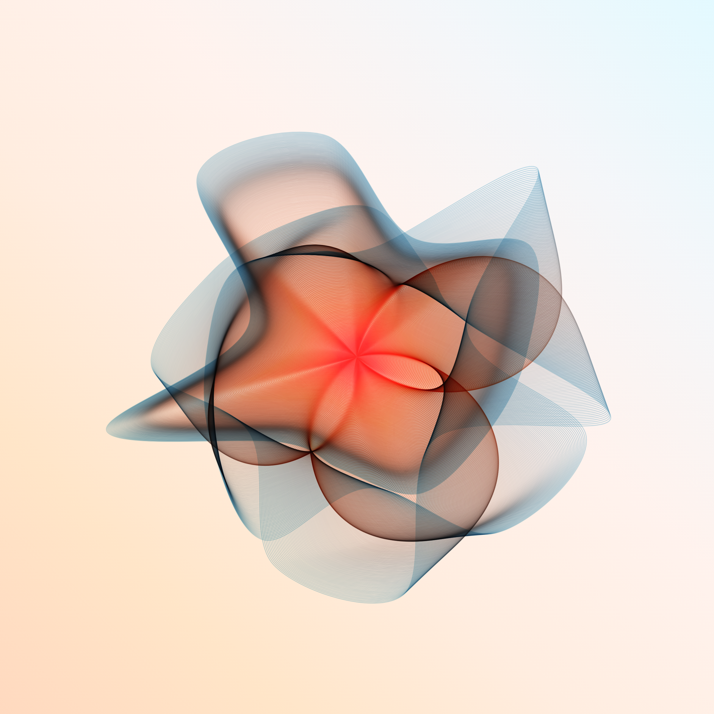 Art Blocks - Art Blocks v2 - Flowers #3683 - NFT # 116003683