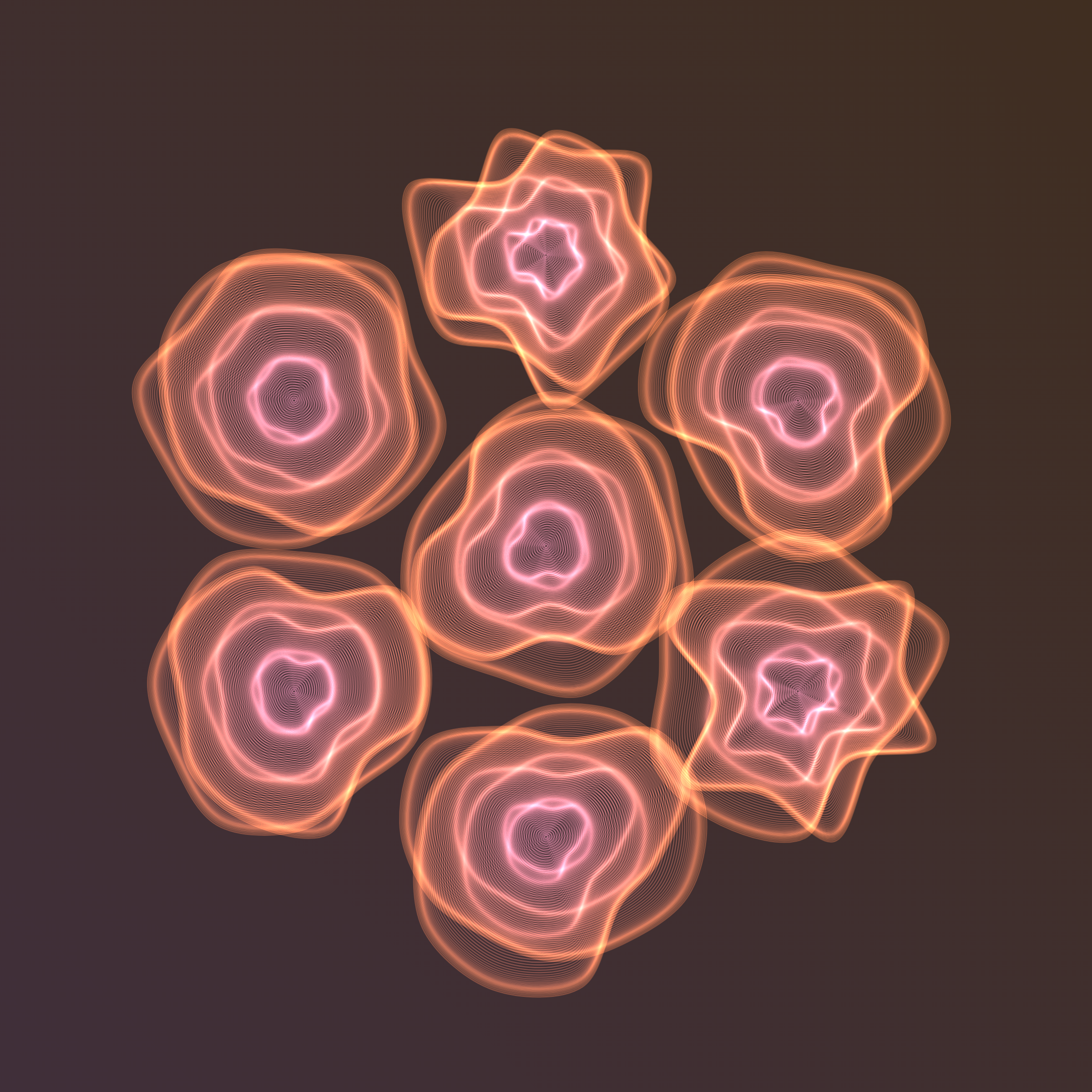 Art Blocks - Art Blocks v2 - Flowers #3685 - NFT # 116003685