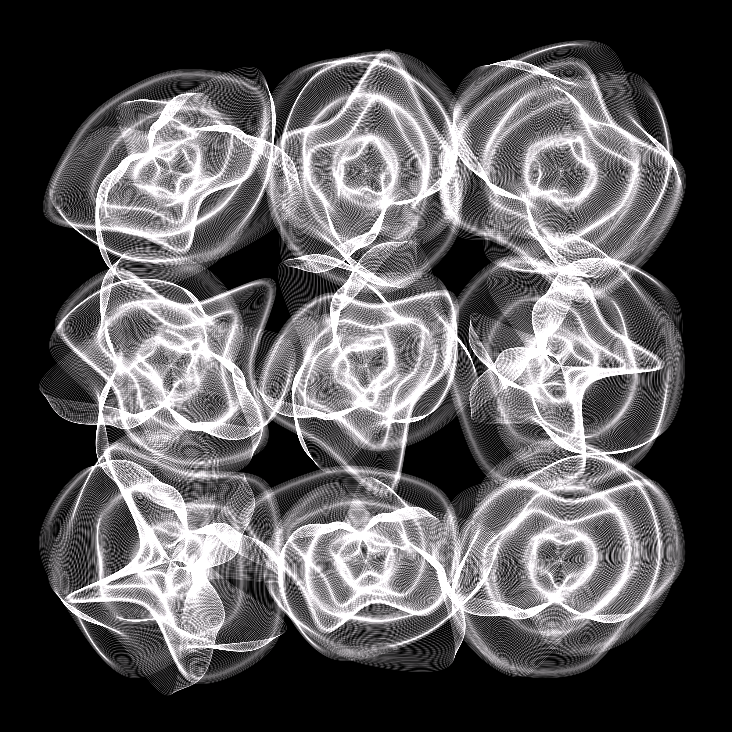 Art Blocks - Art Blocks v2 - Flowers #3686 - NFT # 116003686