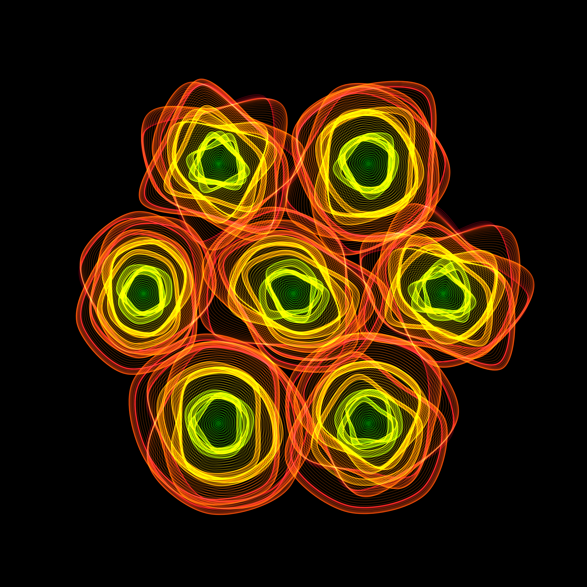 Art Blocks - Art Blocks v2 - Flowers #3689 - NFT # 116003689