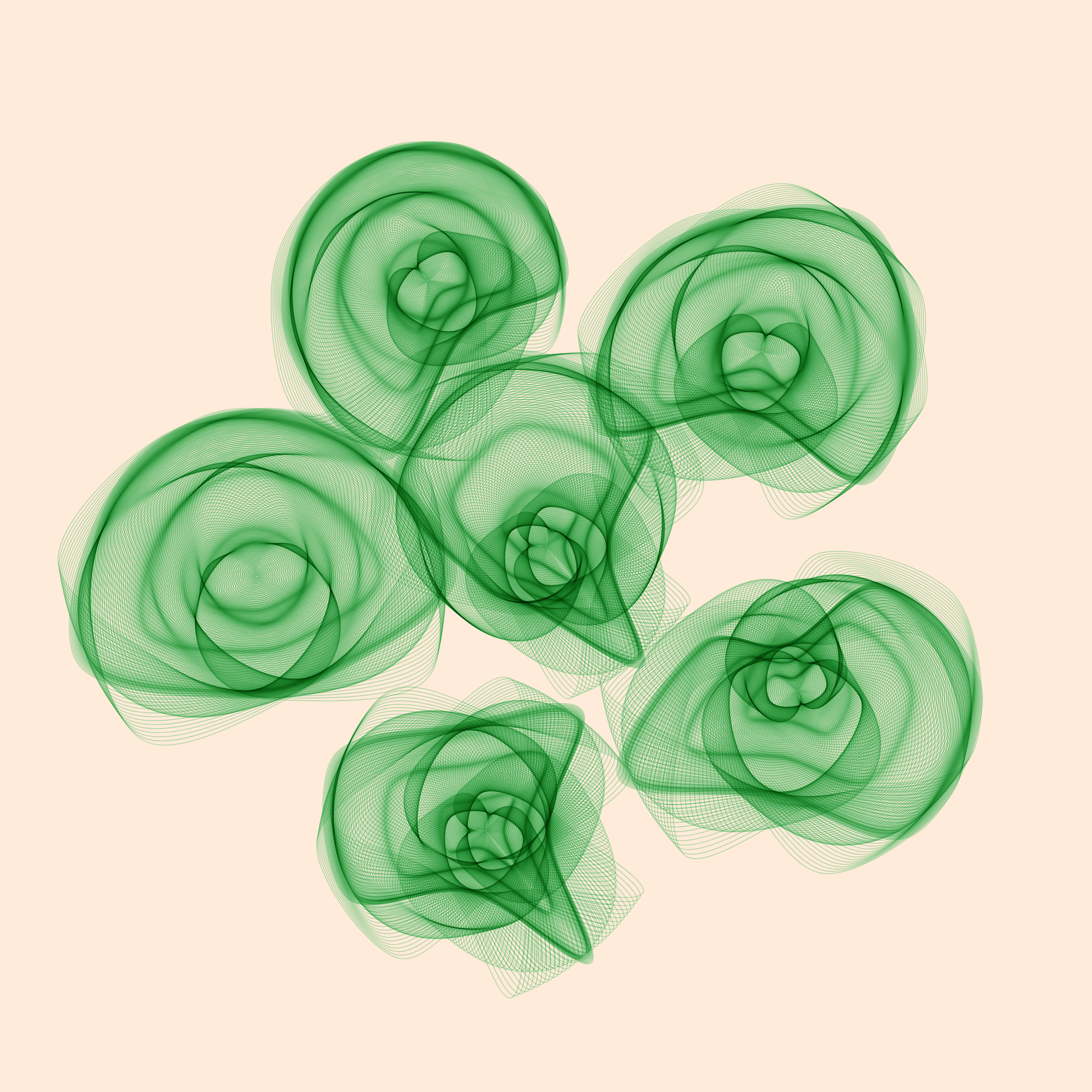 Art Blocks - Art Blocks v2 - Flowers #3696 - NFT # 116003696