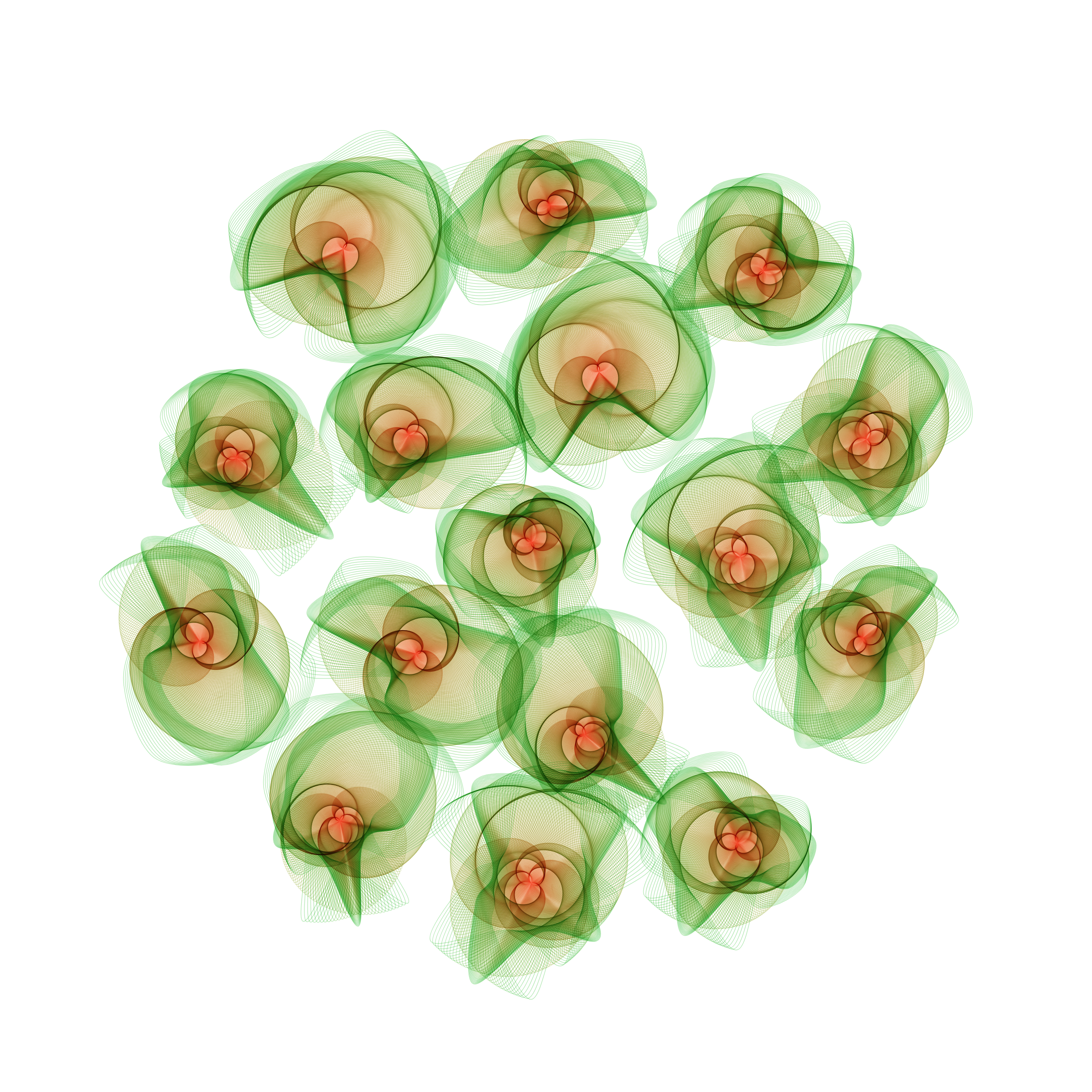 Art Blocks - Art Blocks v2 - Flowers #3697 - NFT # 116003697