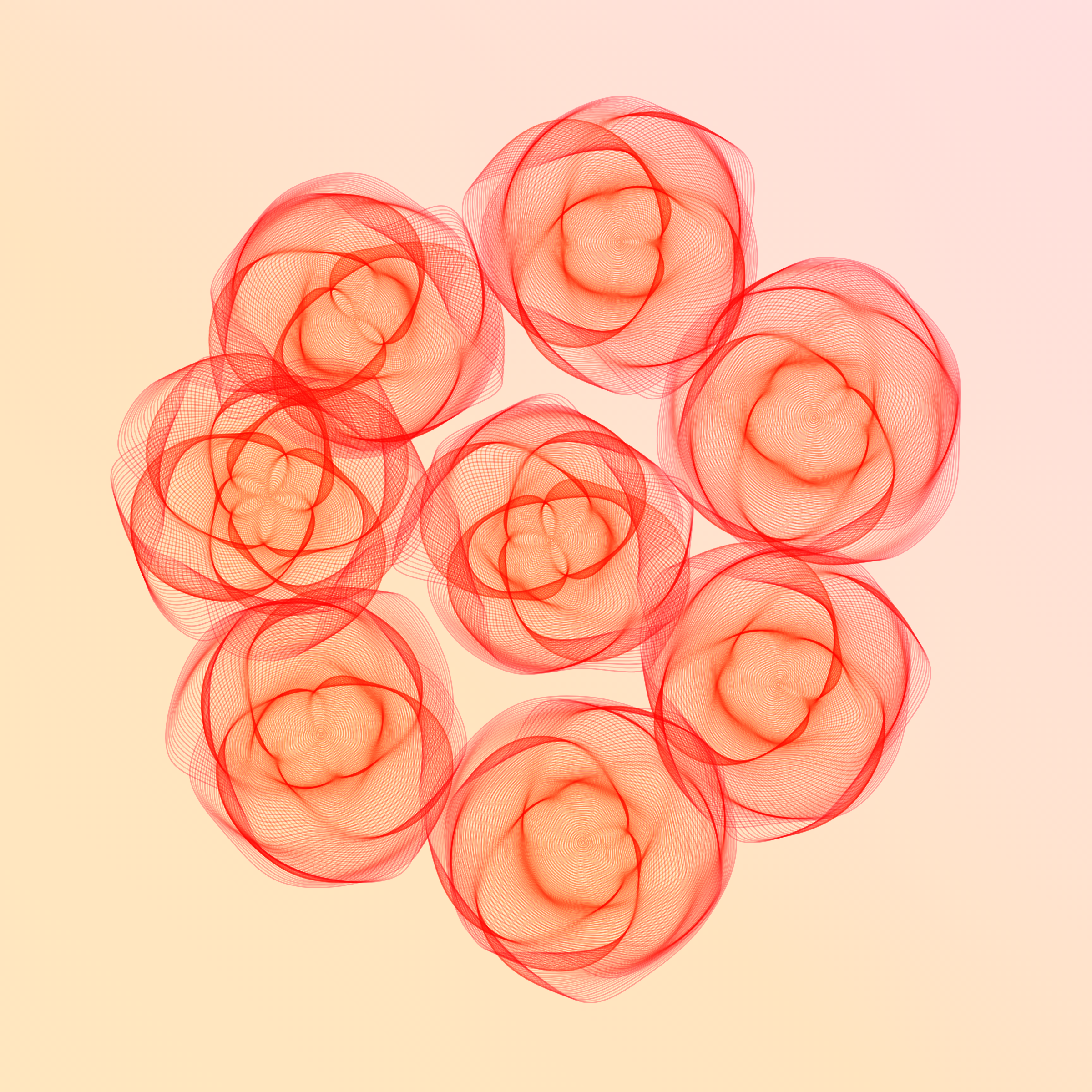 Art Blocks - Art Blocks v2 - Flowers #3702 - NFT # 116003702