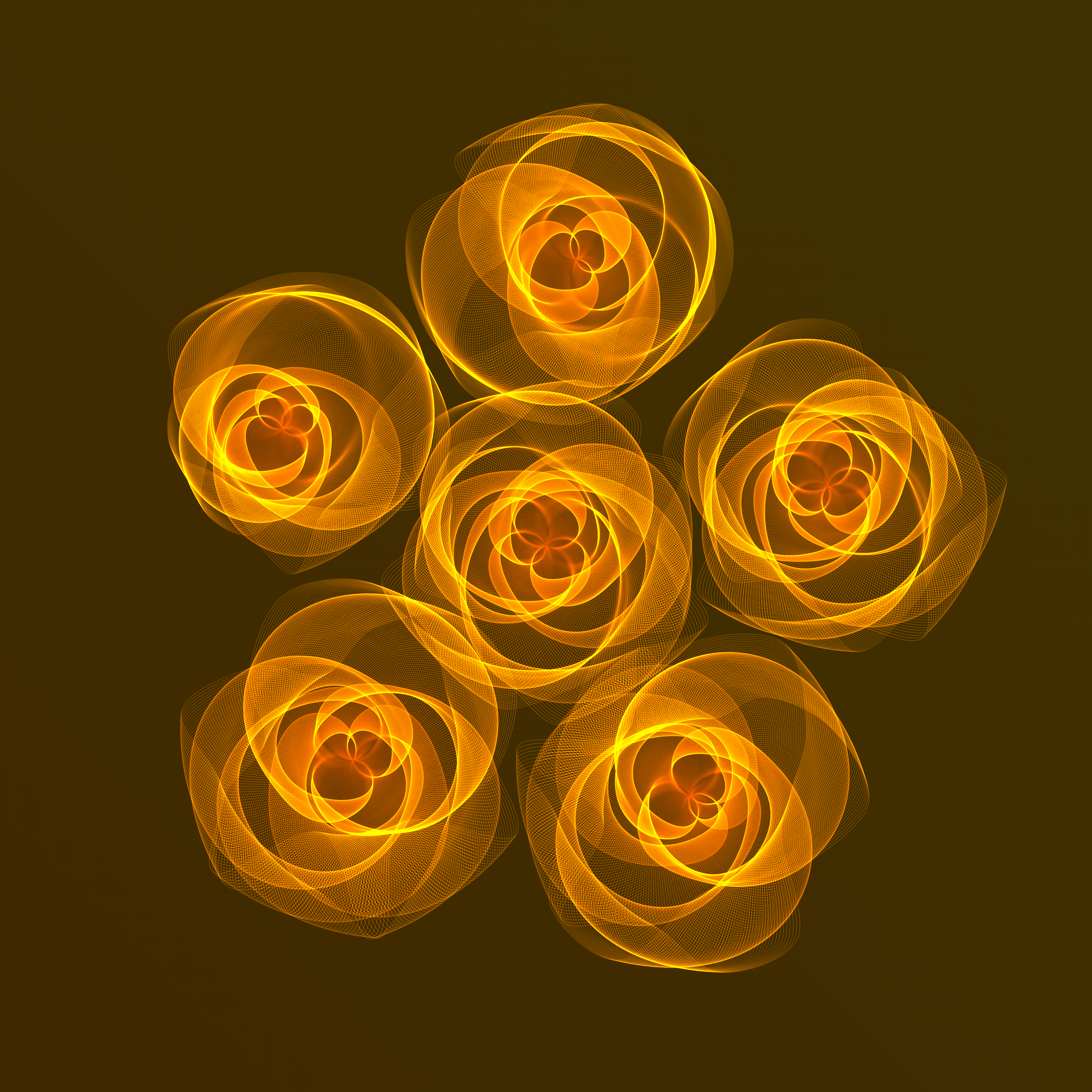 Art Blocks - Art Blocks v2 - Flowers #3710 - NFT # 116003710