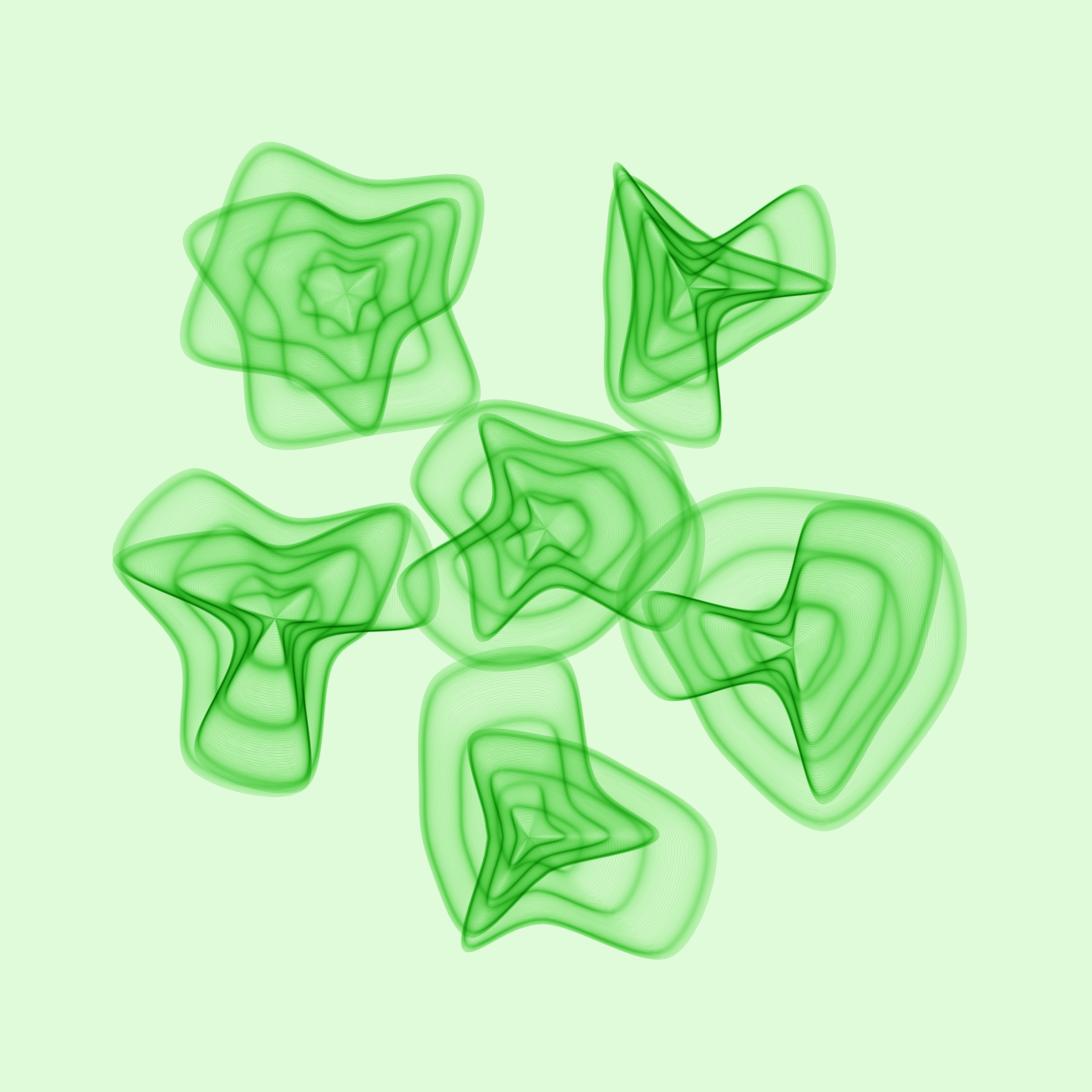 Art Blocks - Art Blocks v2 - Flowers #3715 - NFT # 116003715