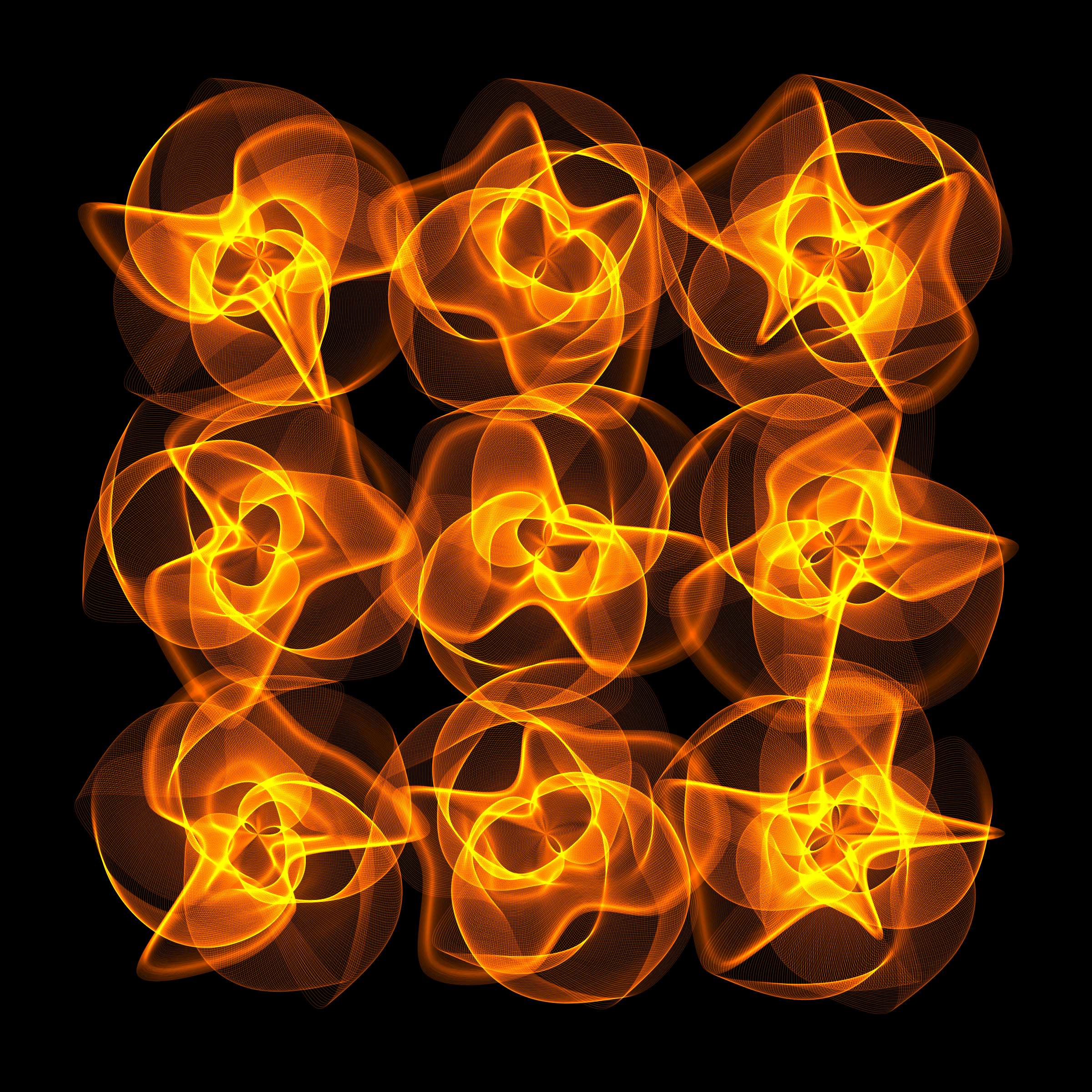 Art Blocks - Art Blocks v2 - Flowers #3717 - NFT # 116003717