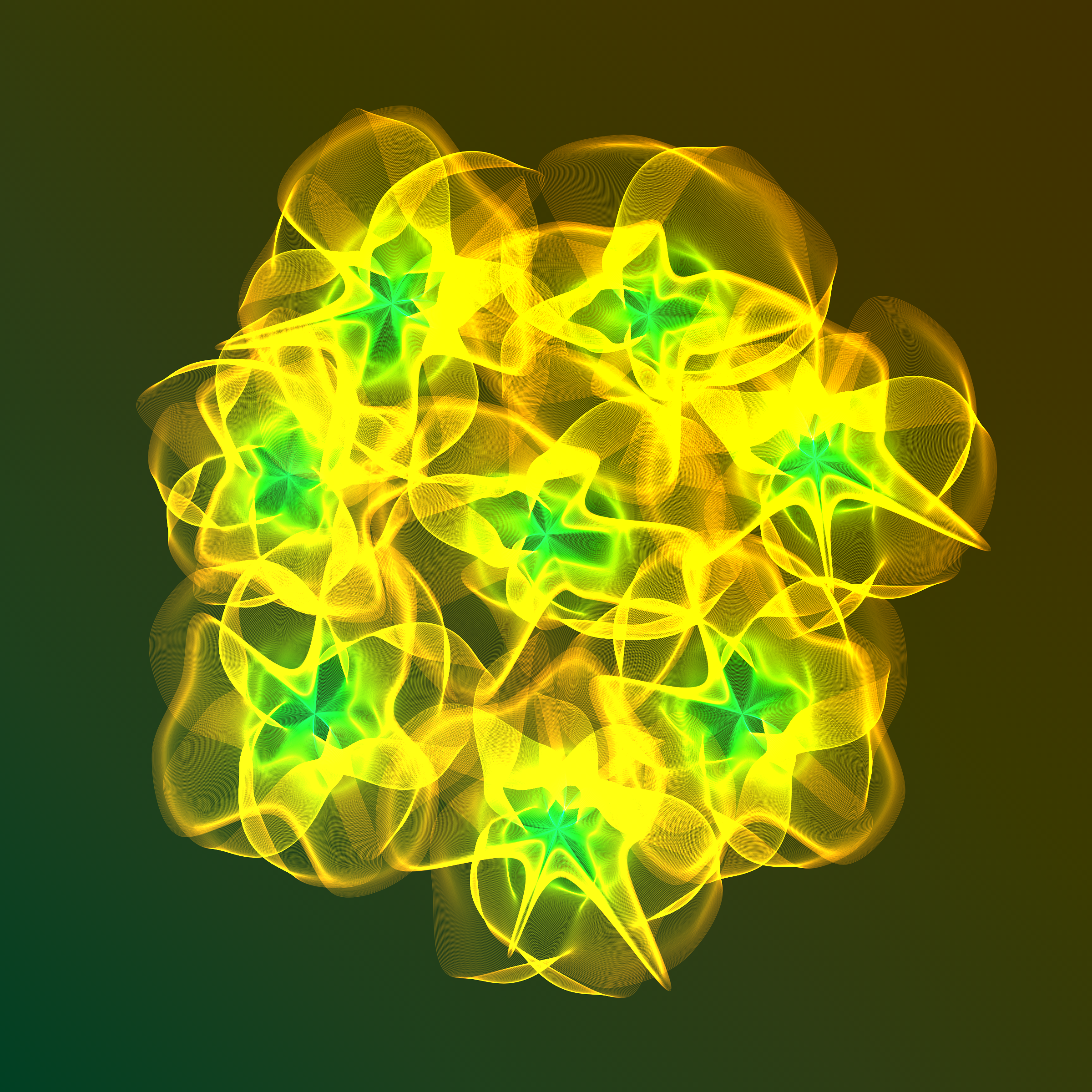 Art Blocks - Art Blocks v2 - Flowers #3723 - NFT # 116003723