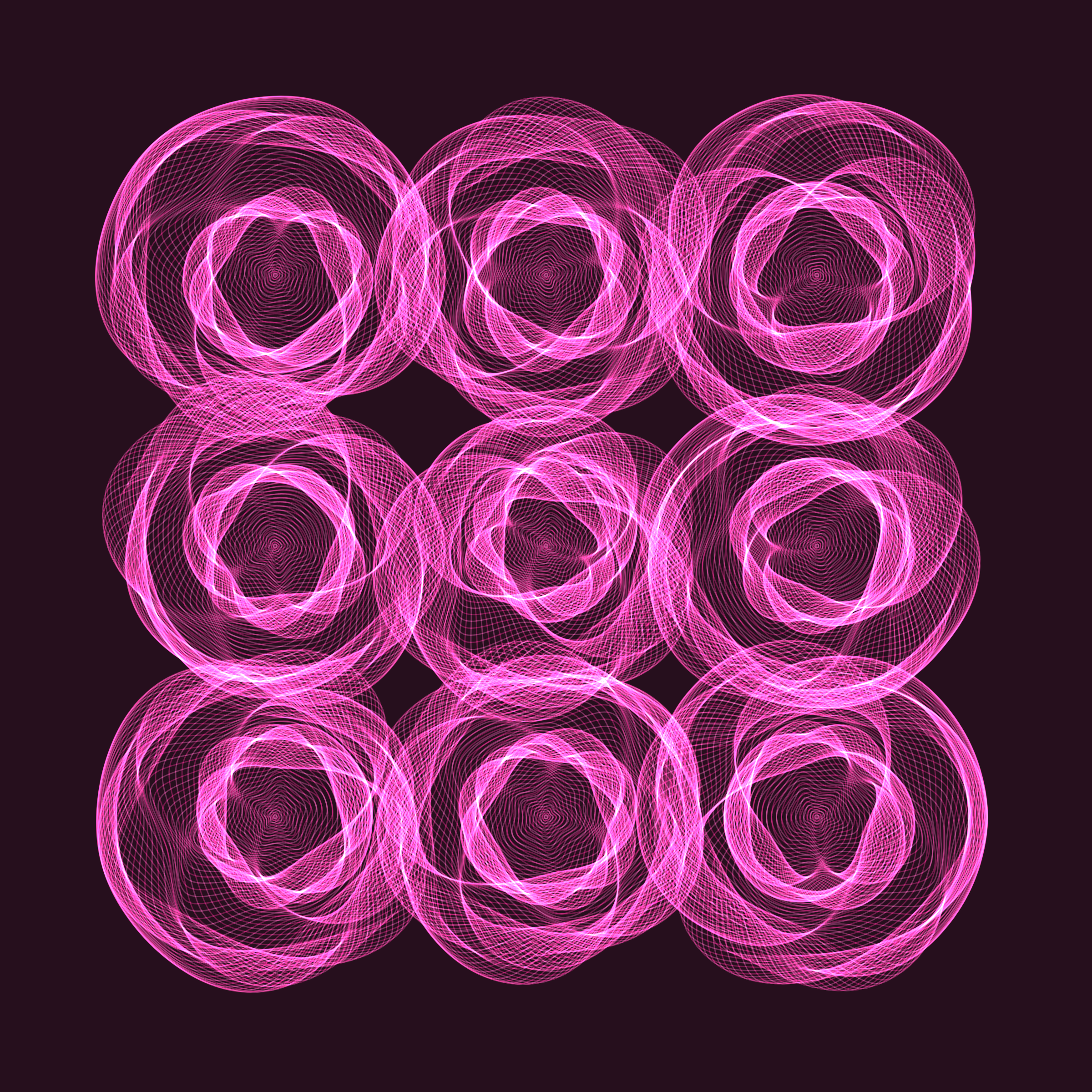 Art Blocks - Art Blocks v2 - Flowers #3725 - NFT # 116003725