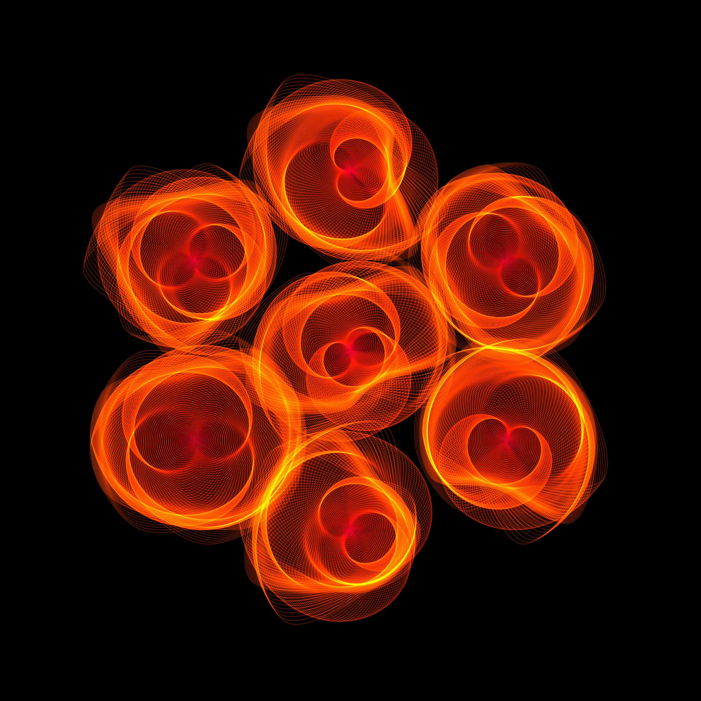 Art Blocks - Art Blocks v2 - Flowers #3727 - NFT # 116003727