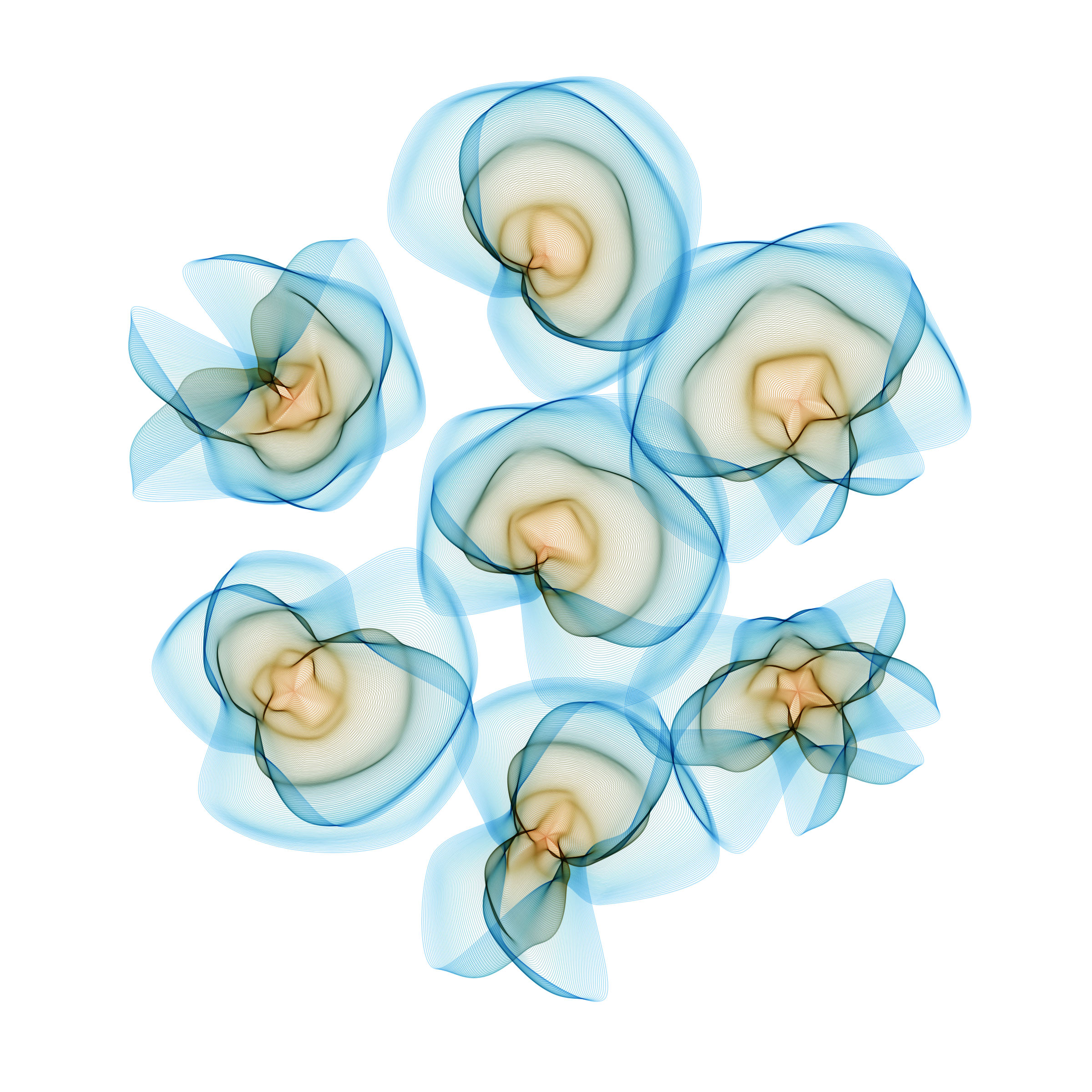 Art Blocks - Art Blocks v2 - Flowers #3733 - NFT # 116003733