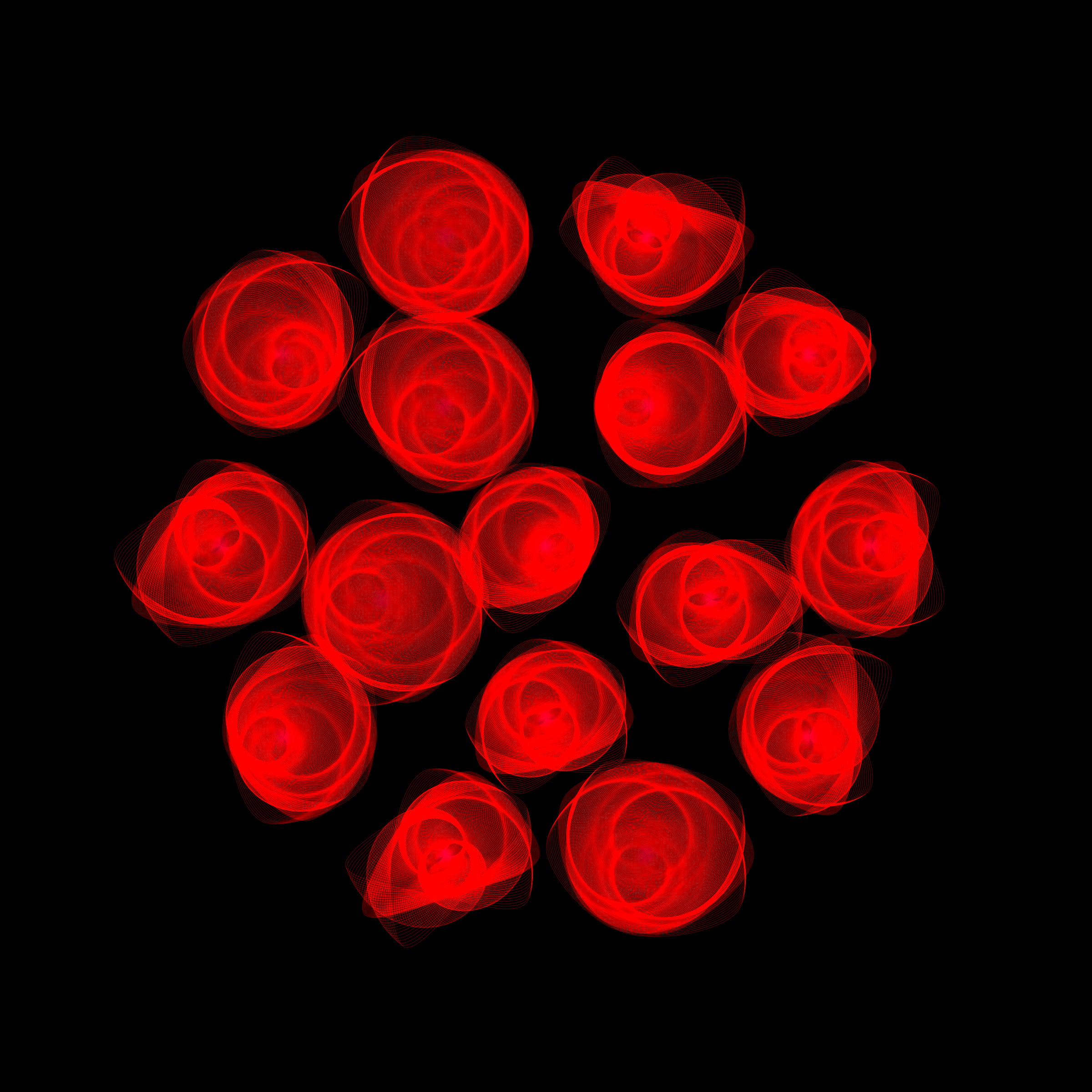 Art Blocks - Art Blocks v2 - Flowers #3737 - NFT # 116003737