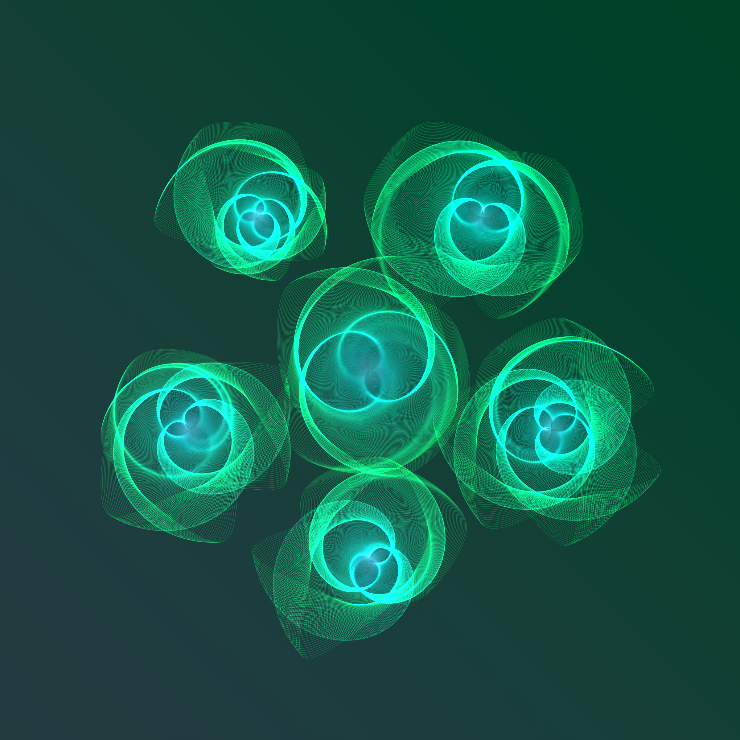 Art Blocks - Art Blocks v2 - Flowers #3745 - NFT # 116003745