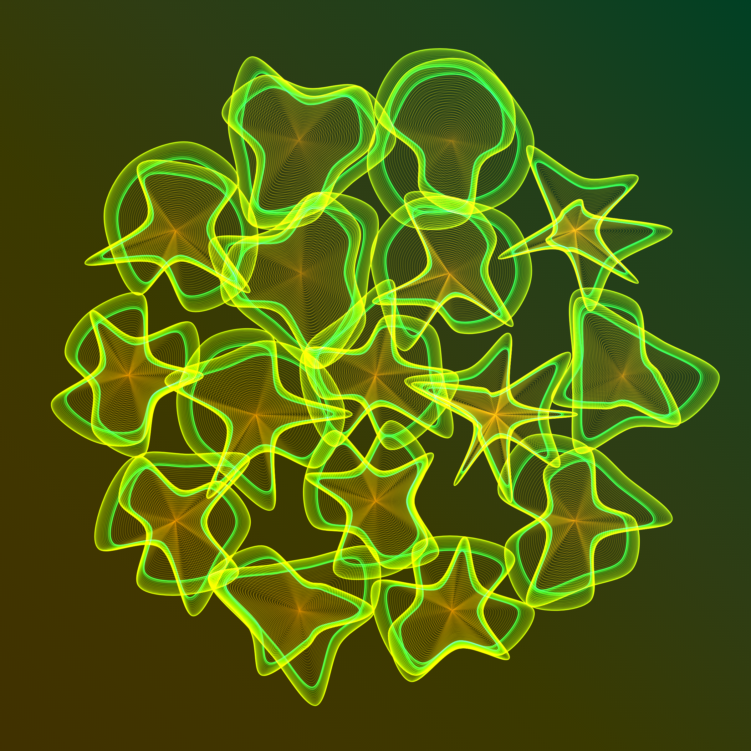 Art Blocks - Art Blocks v2 - Flowers #3751 - NFT # 116003751