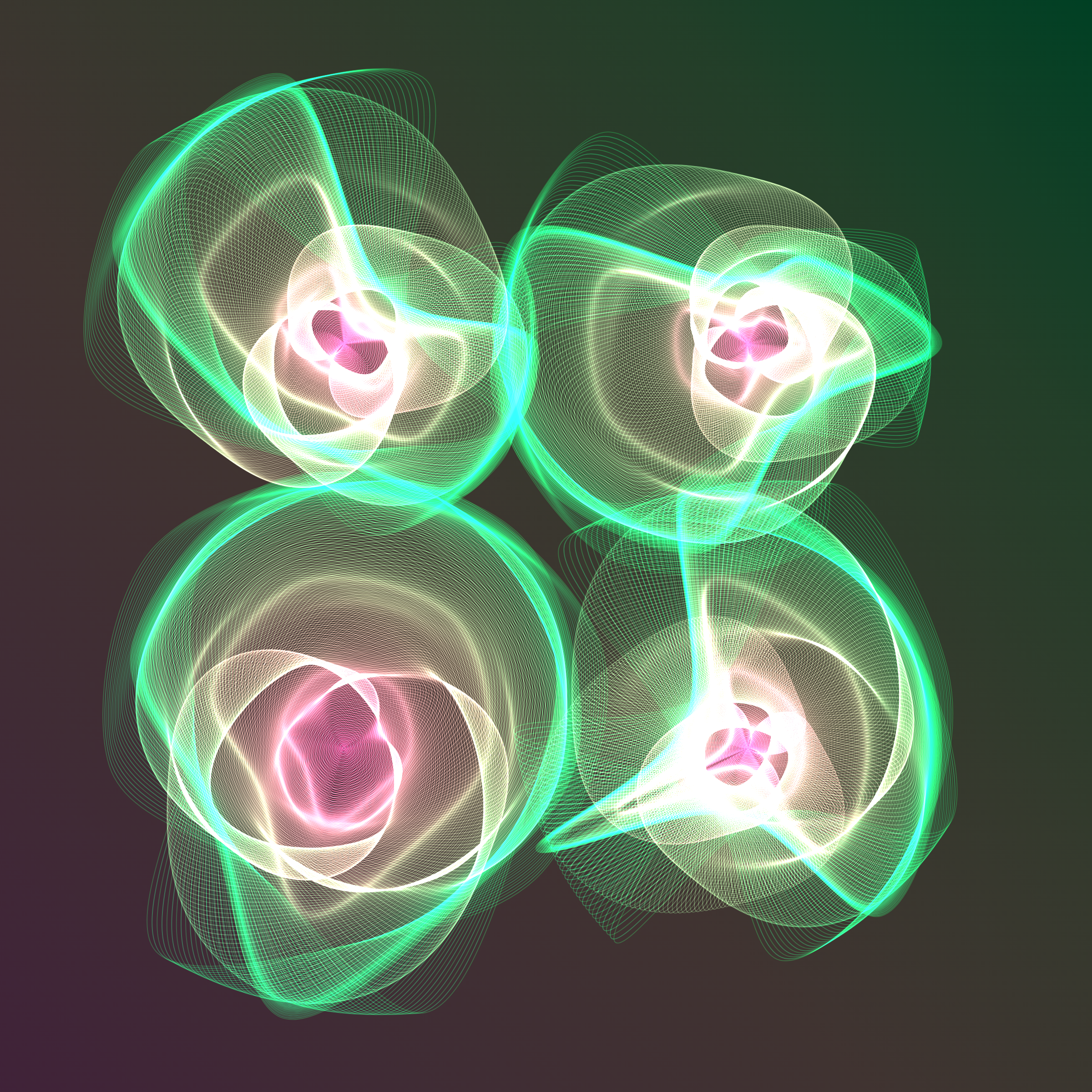 Art Blocks - Art Blocks v2 - Flowers #3757 - NFT # 116003757