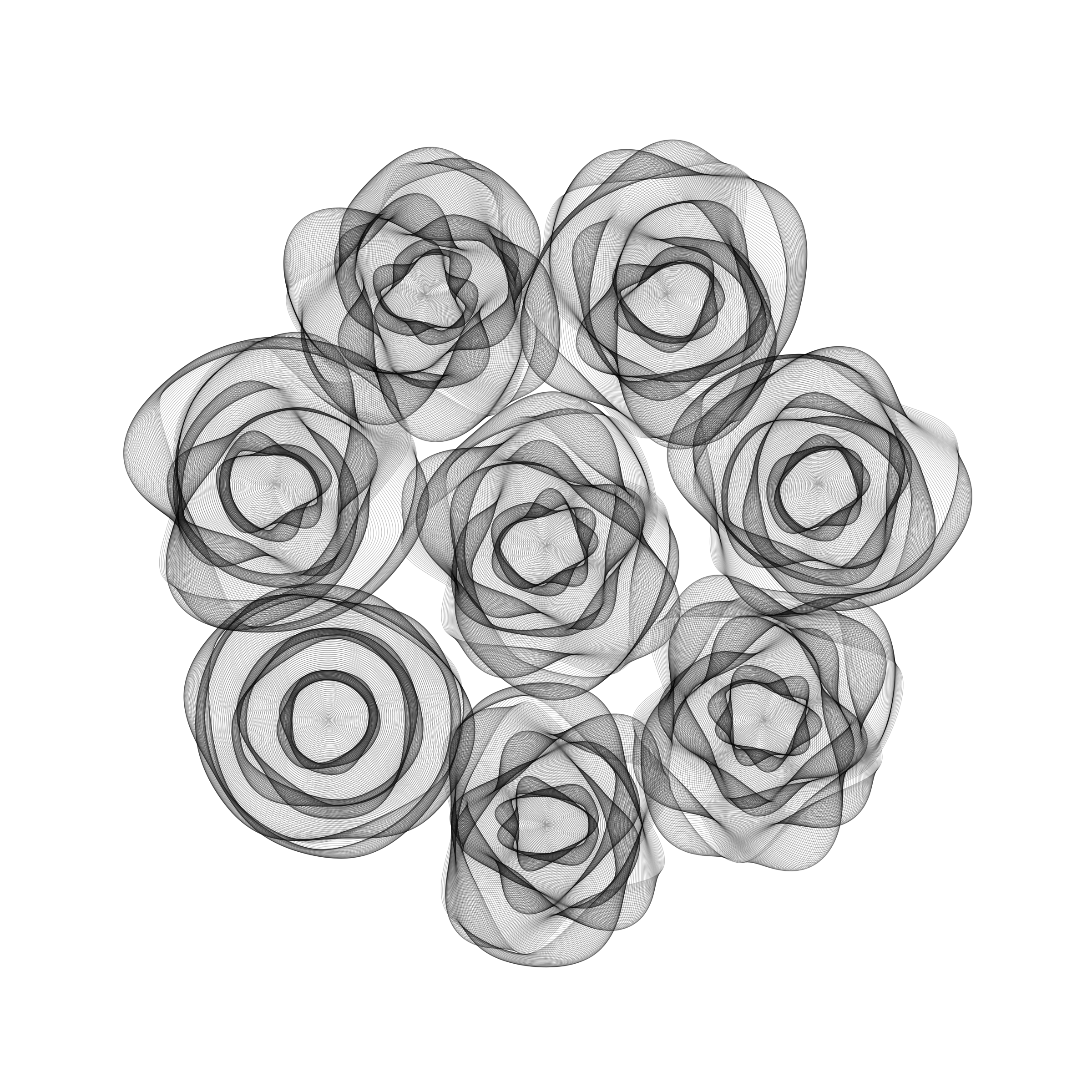 Art Blocks - Art Blocks v2 - Flowers #3760 - NFT # 116003760