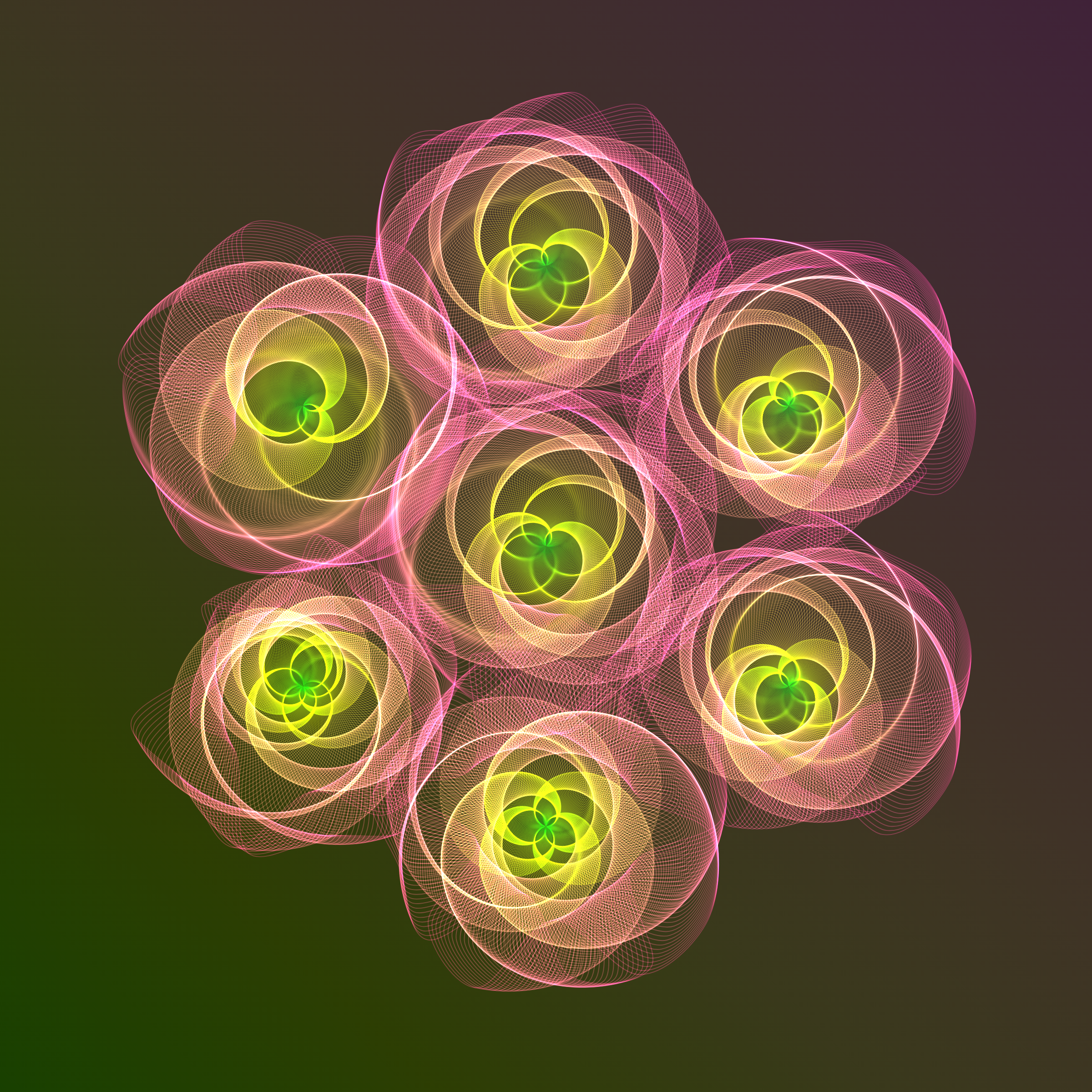 Art Blocks - Art Blocks v2 - Flowers #3769 - NFT # 116003769