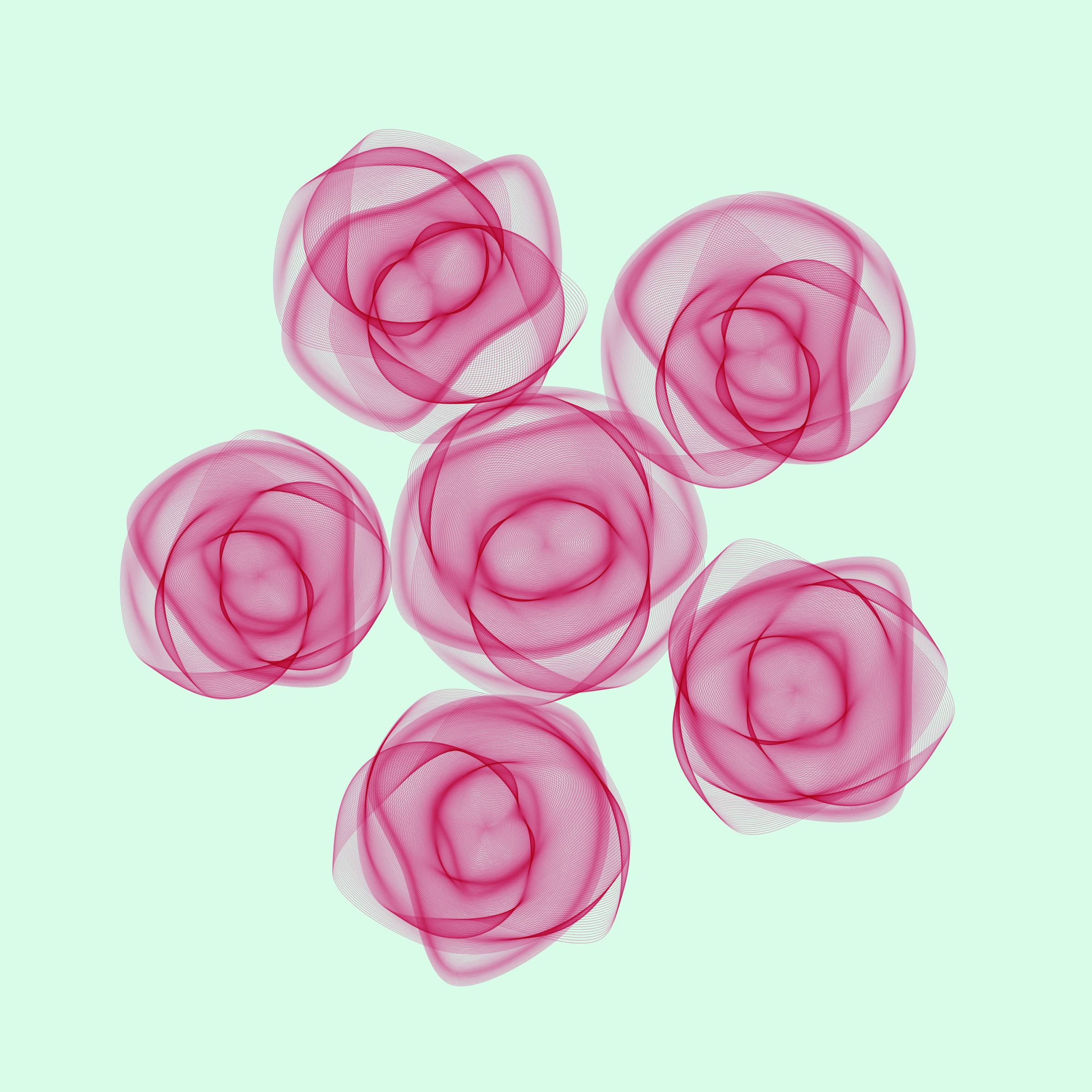 Art Blocks - Art Blocks v2 - Flowers #3772 - NFT # 116003772