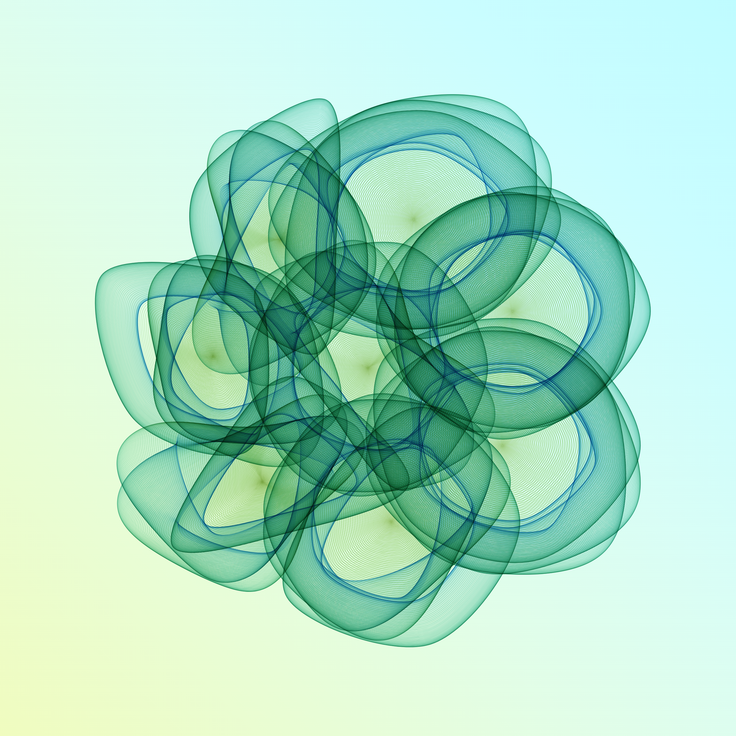 Art Blocks - Art Blocks v2 - Flowers #3783 - NFT # 116003783