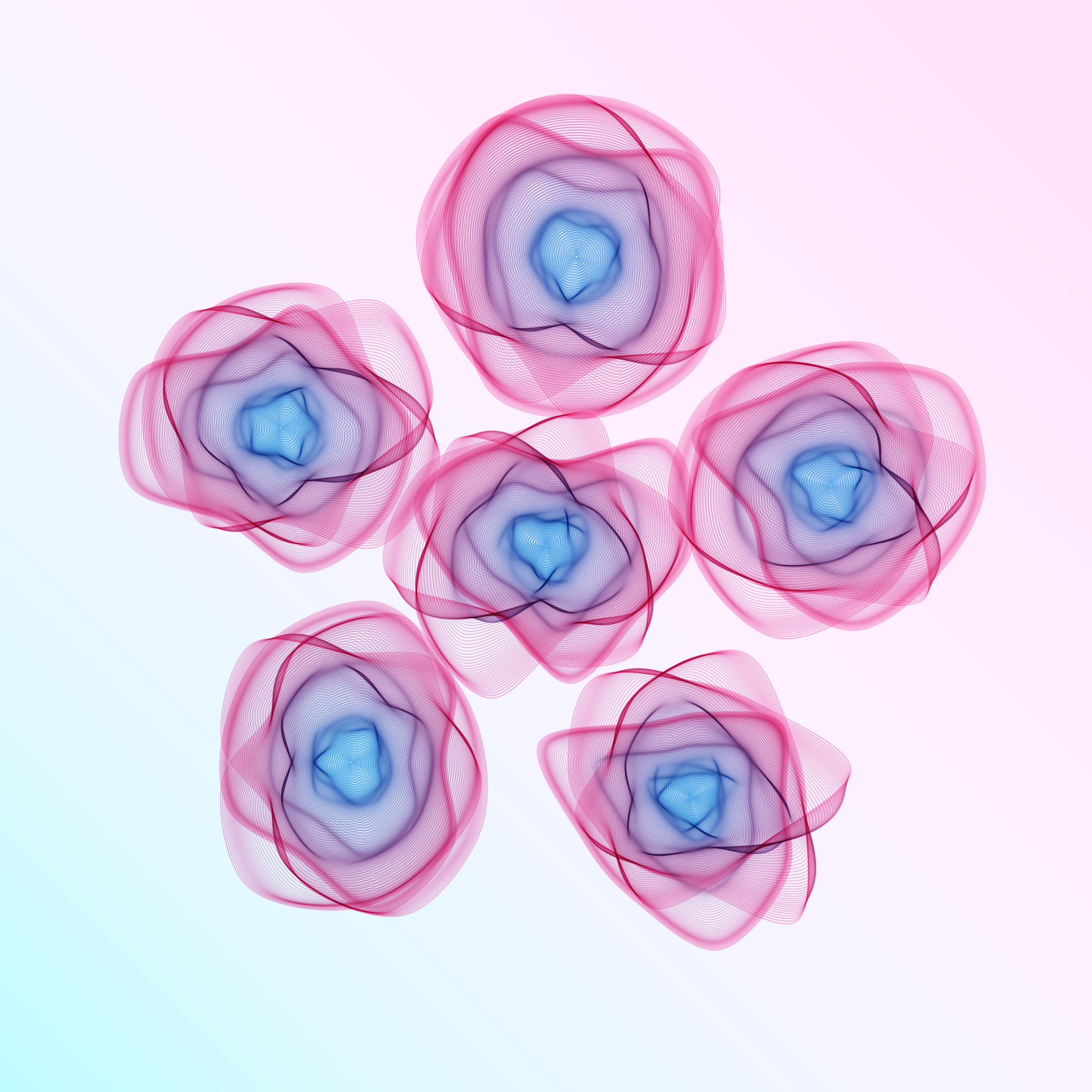 Art Blocks - Art Blocks v2 - Flowers #3784 - NFT # 116003784