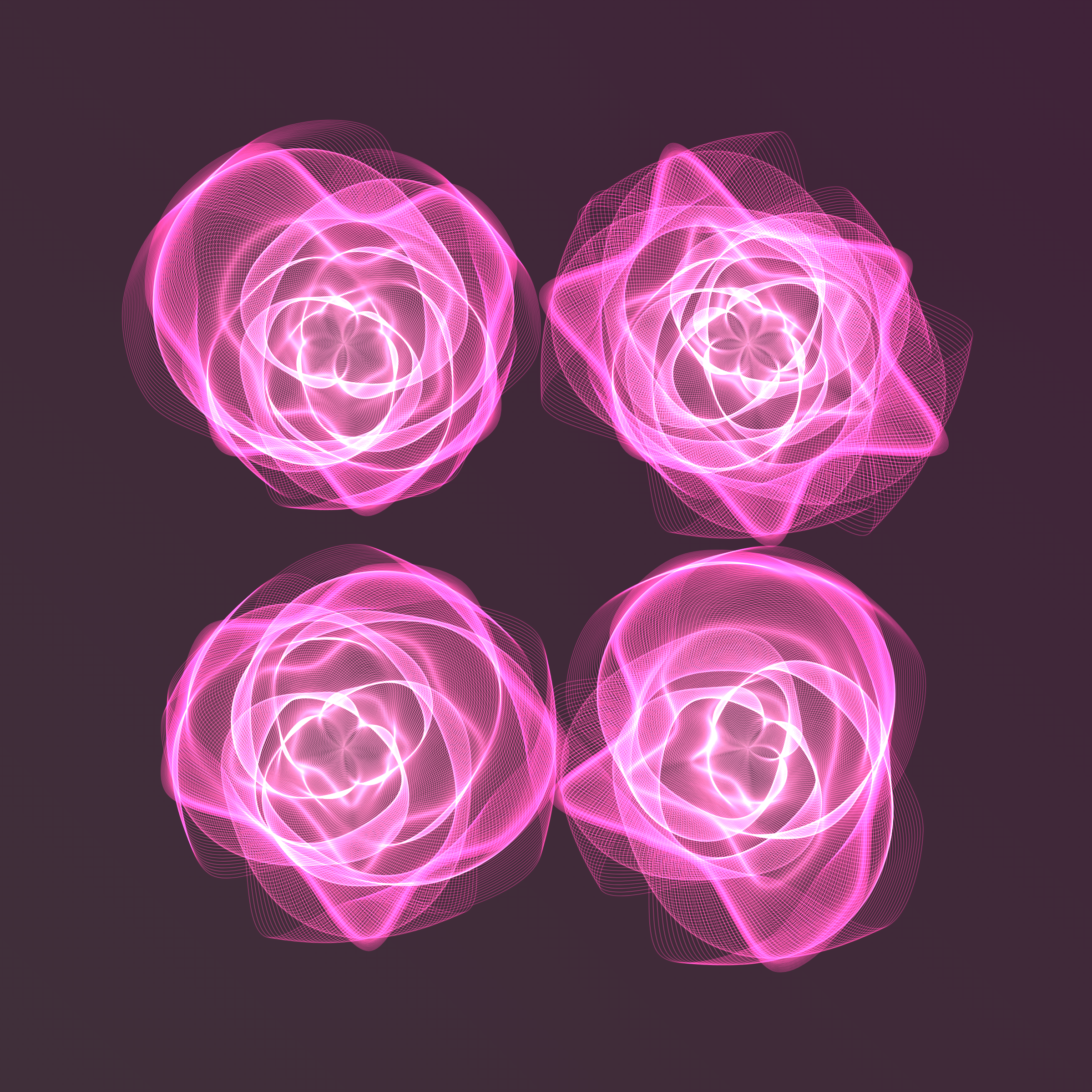 Art Blocks - Art Blocks v2 - Flowers #3805 - NFT # 116003805