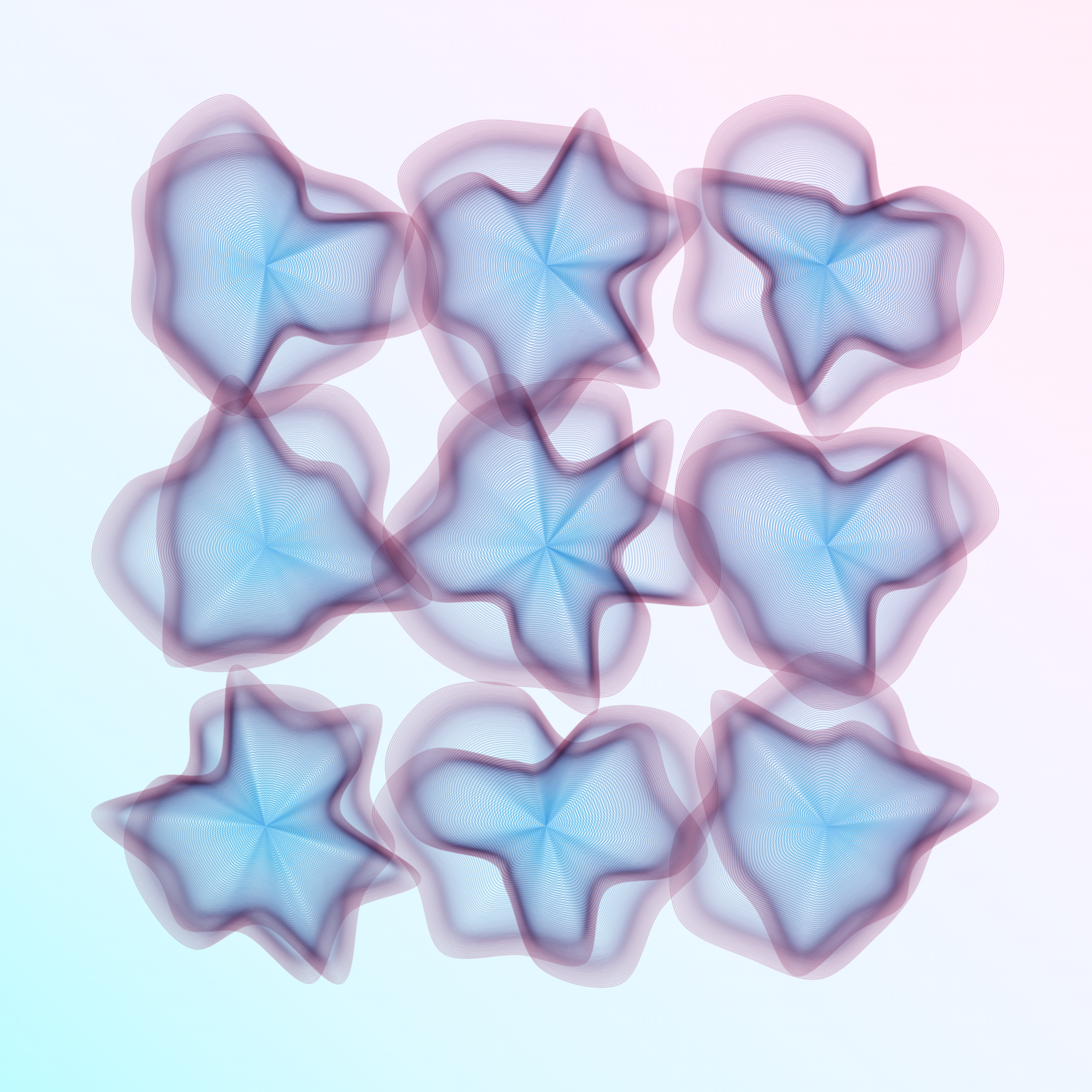 Art Blocks - Art Blocks v2 - Flowers #3818 - NFT # 116003818