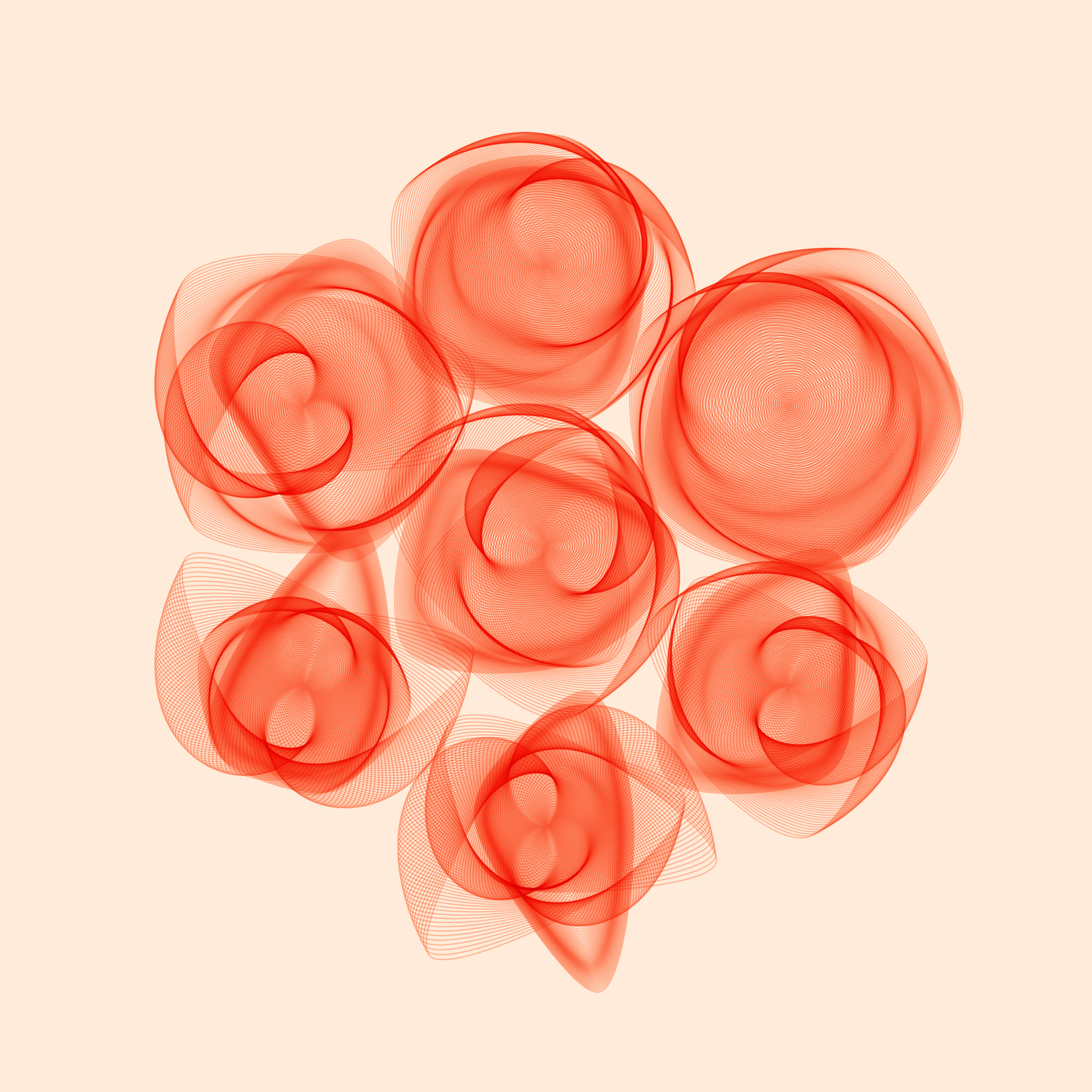 Art Blocks - Art Blocks v2 - Flowers #3820 - NFT # 116003820