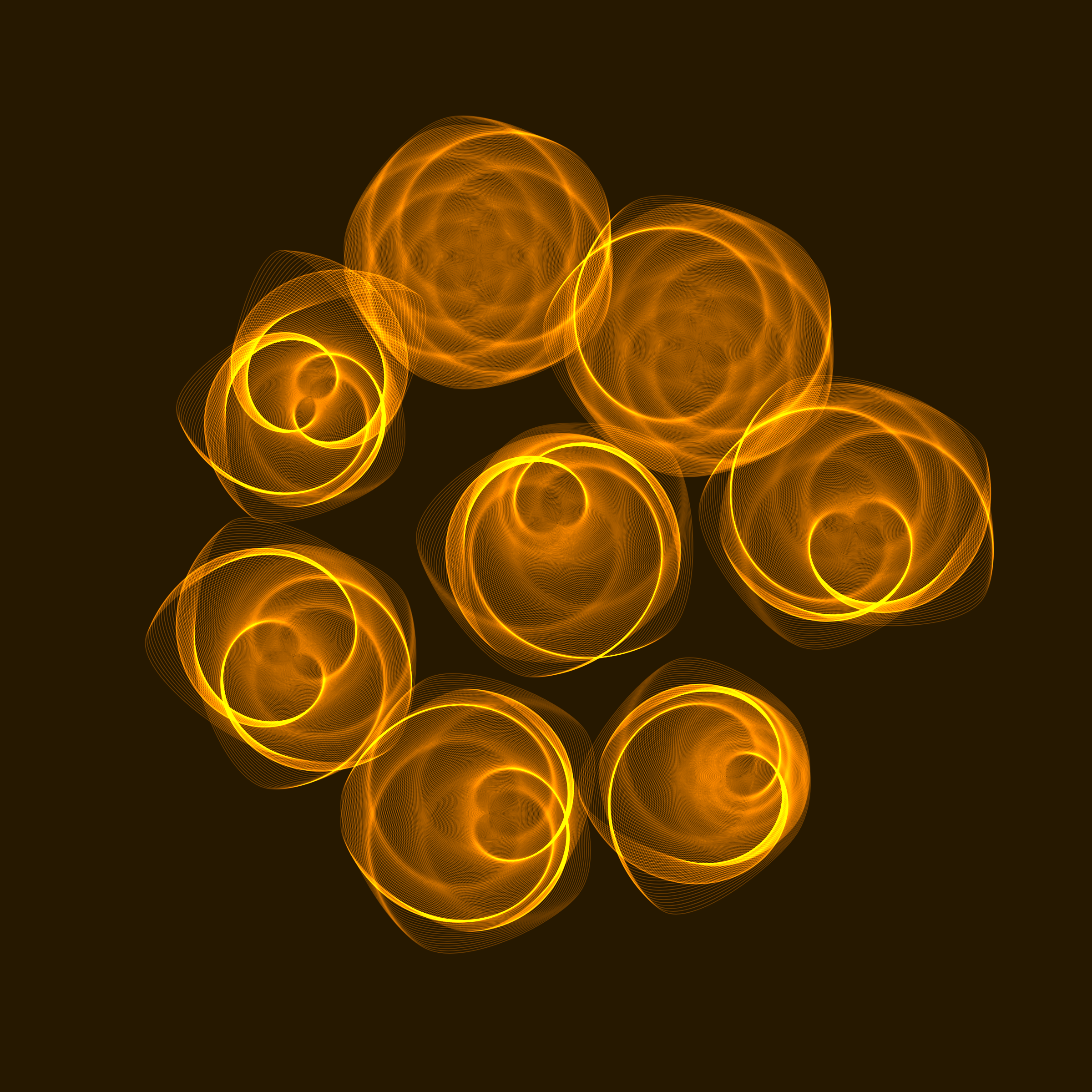 Art Blocks - Art Blocks v2 - Flowers #3821 - NFT # 116003821