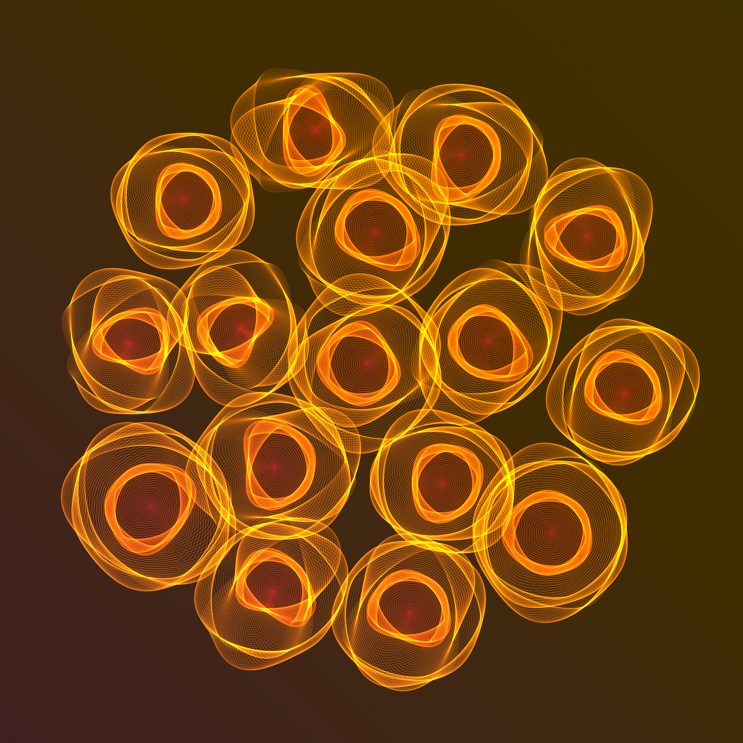 Art Blocks - Art Blocks v2 - Flowers #3827 - NFT # 116003827