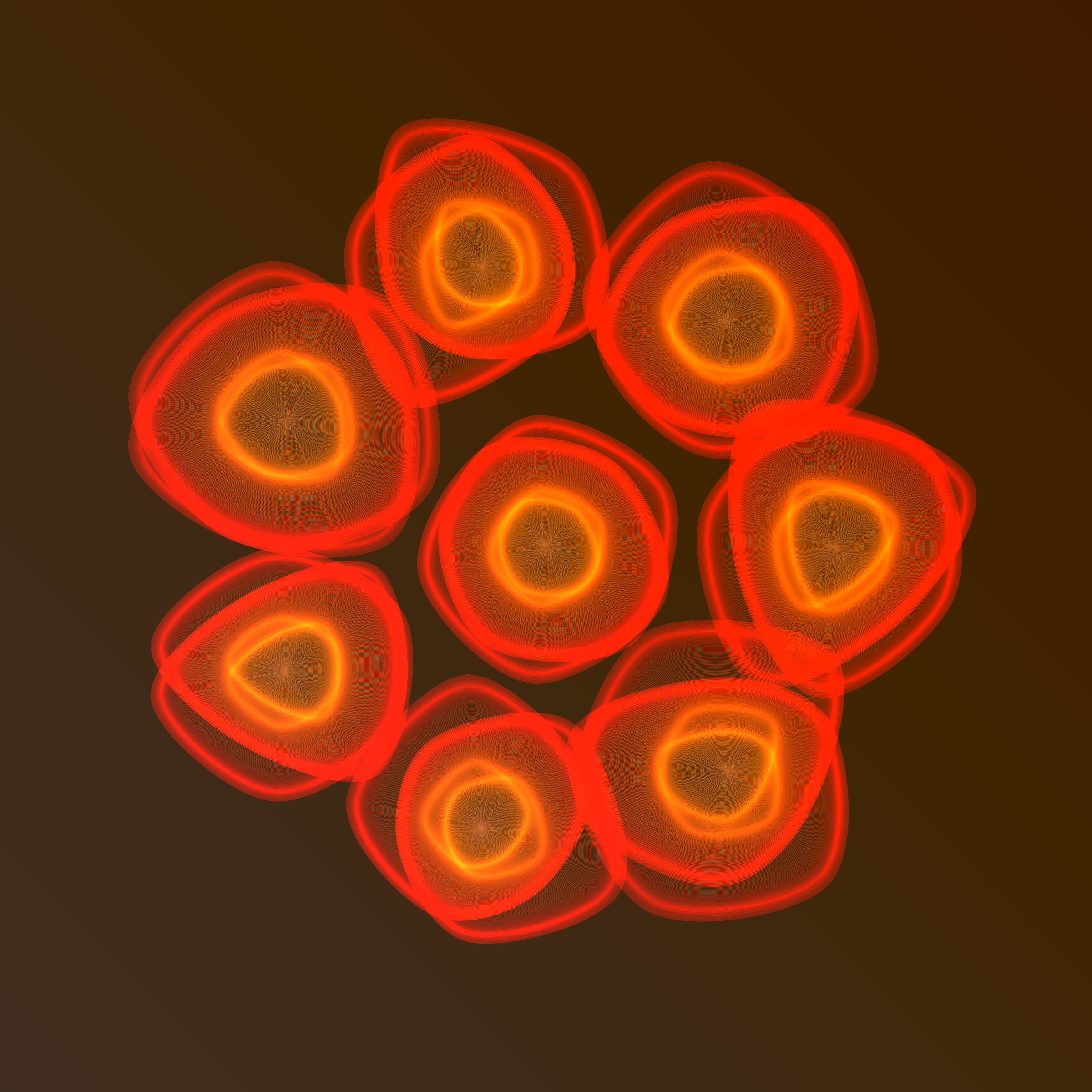 Art Blocks - Art Blocks v2 - Flowers #3832 - NFT # 116003832