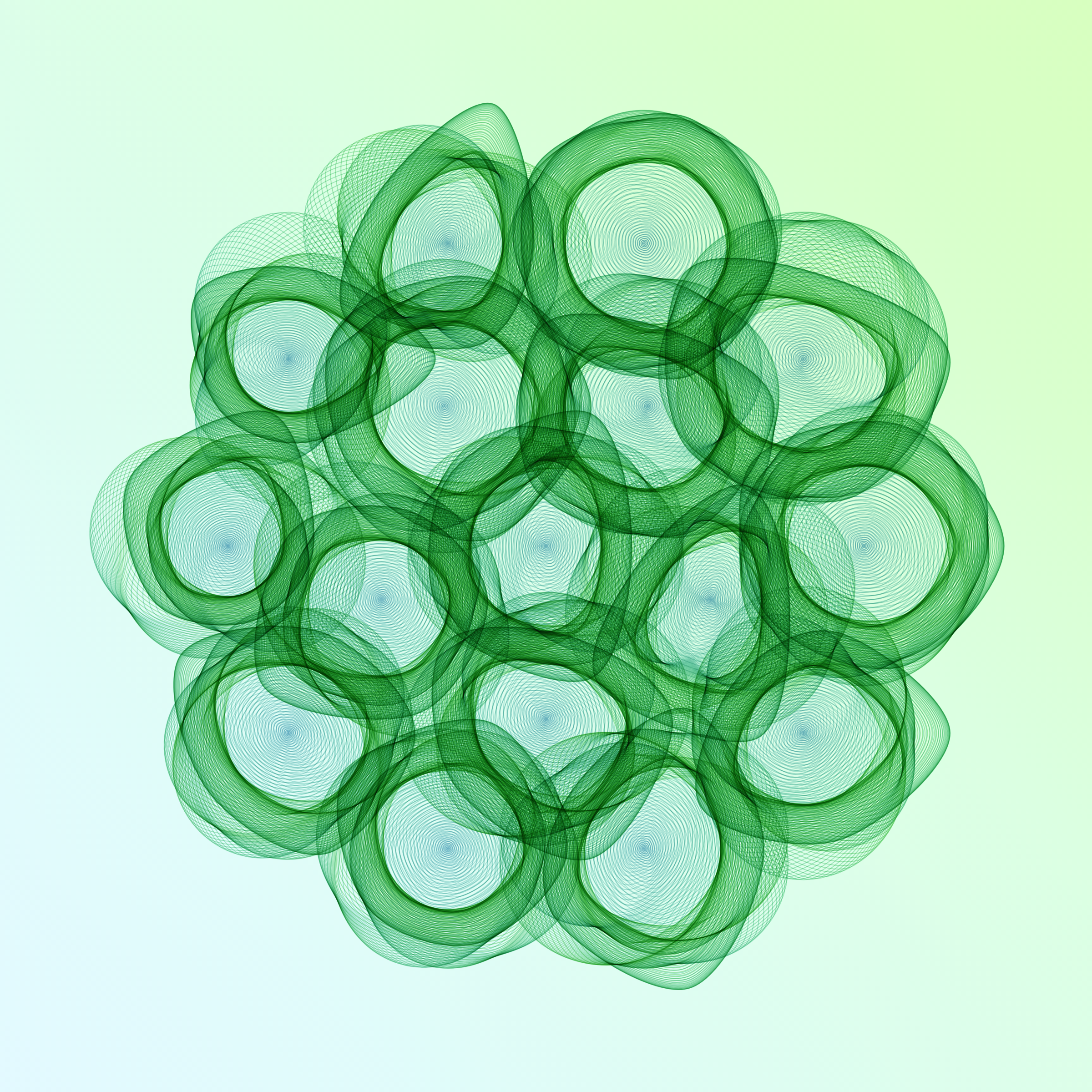 Art Blocks - Art Blocks v2 - Flowers #3835 - NFT # 116003835